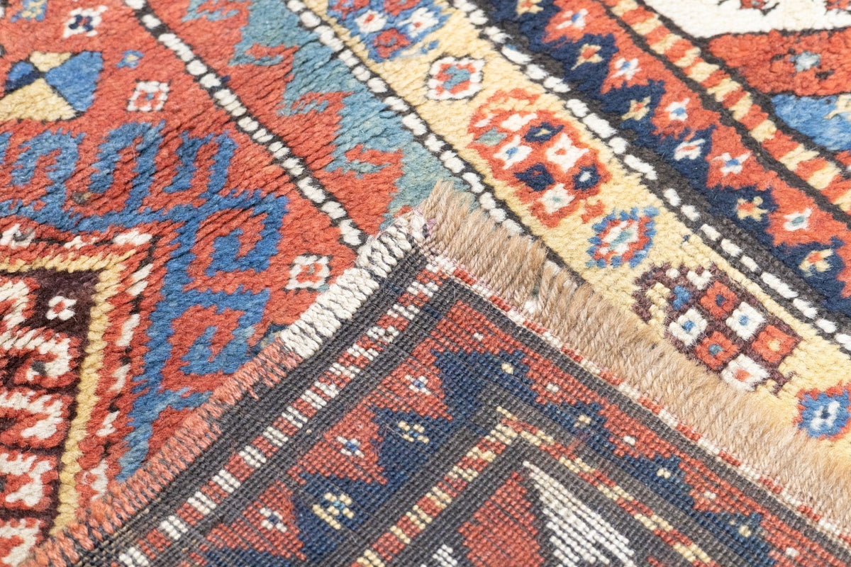 Antique Caucasian Kazak Rug 3'10'' x 6'11''