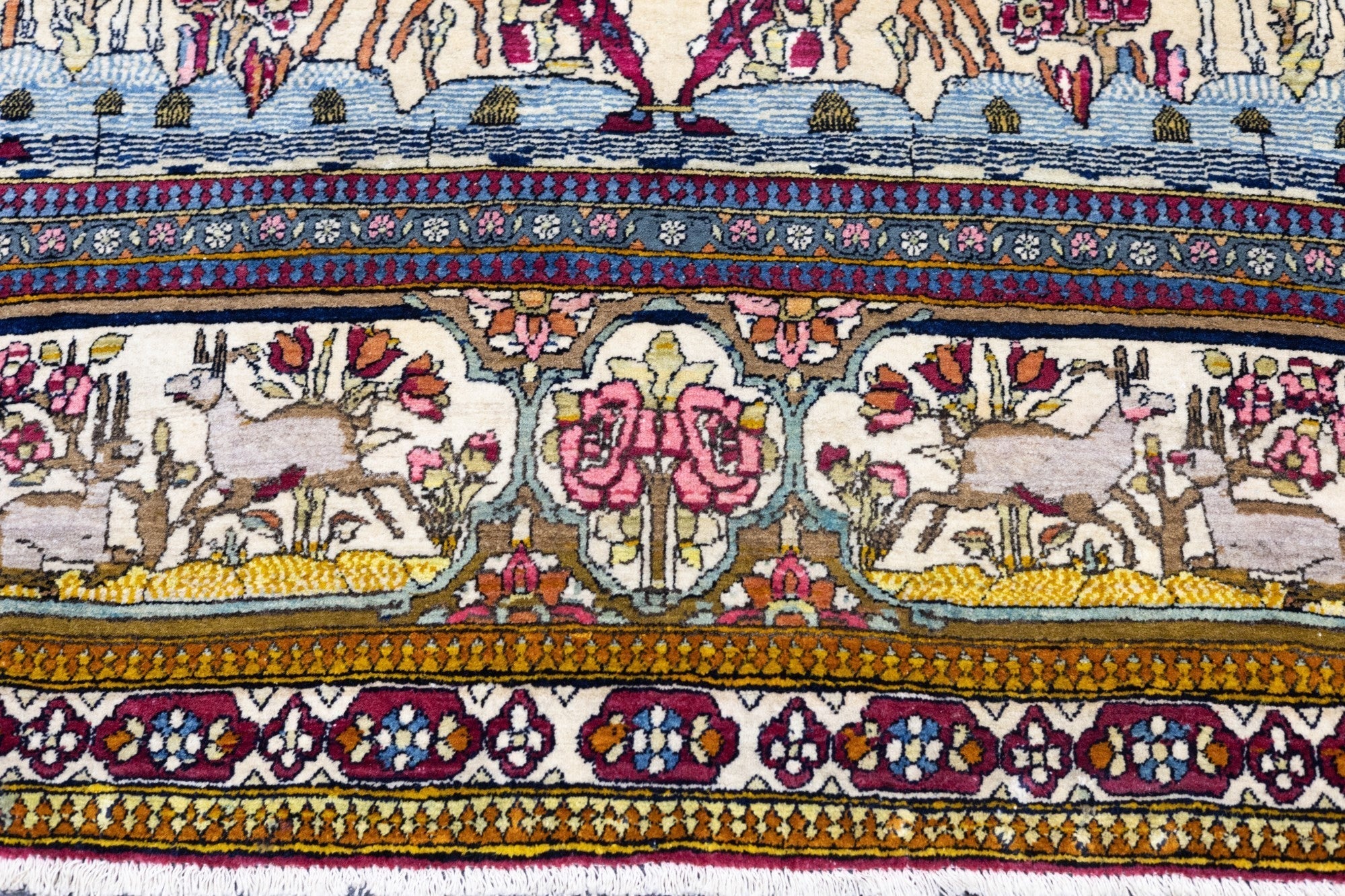 Antique Tehran Rug 4'4'' x 7'4''