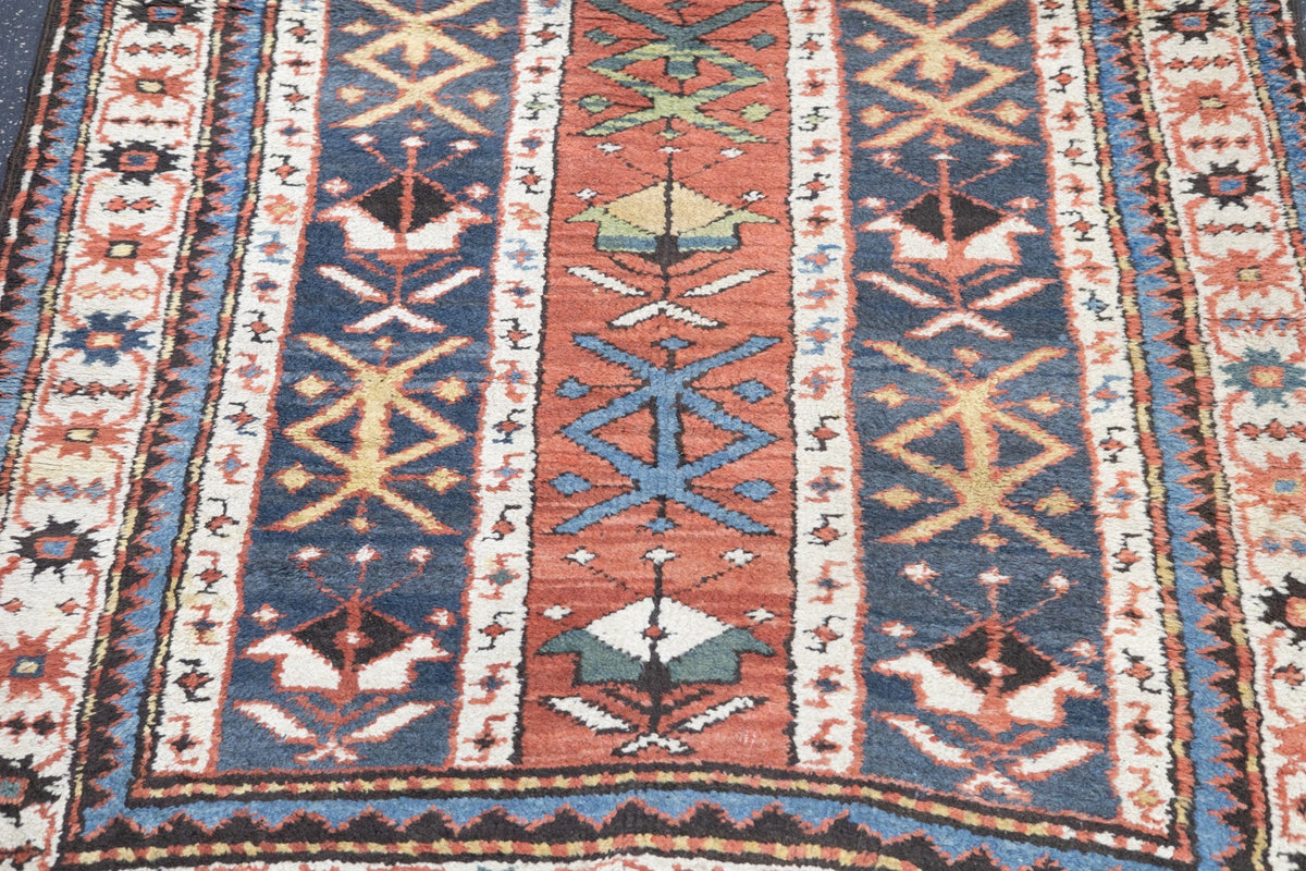 Antique Caucasian Kazak Rug 3'4'' x 6'2''