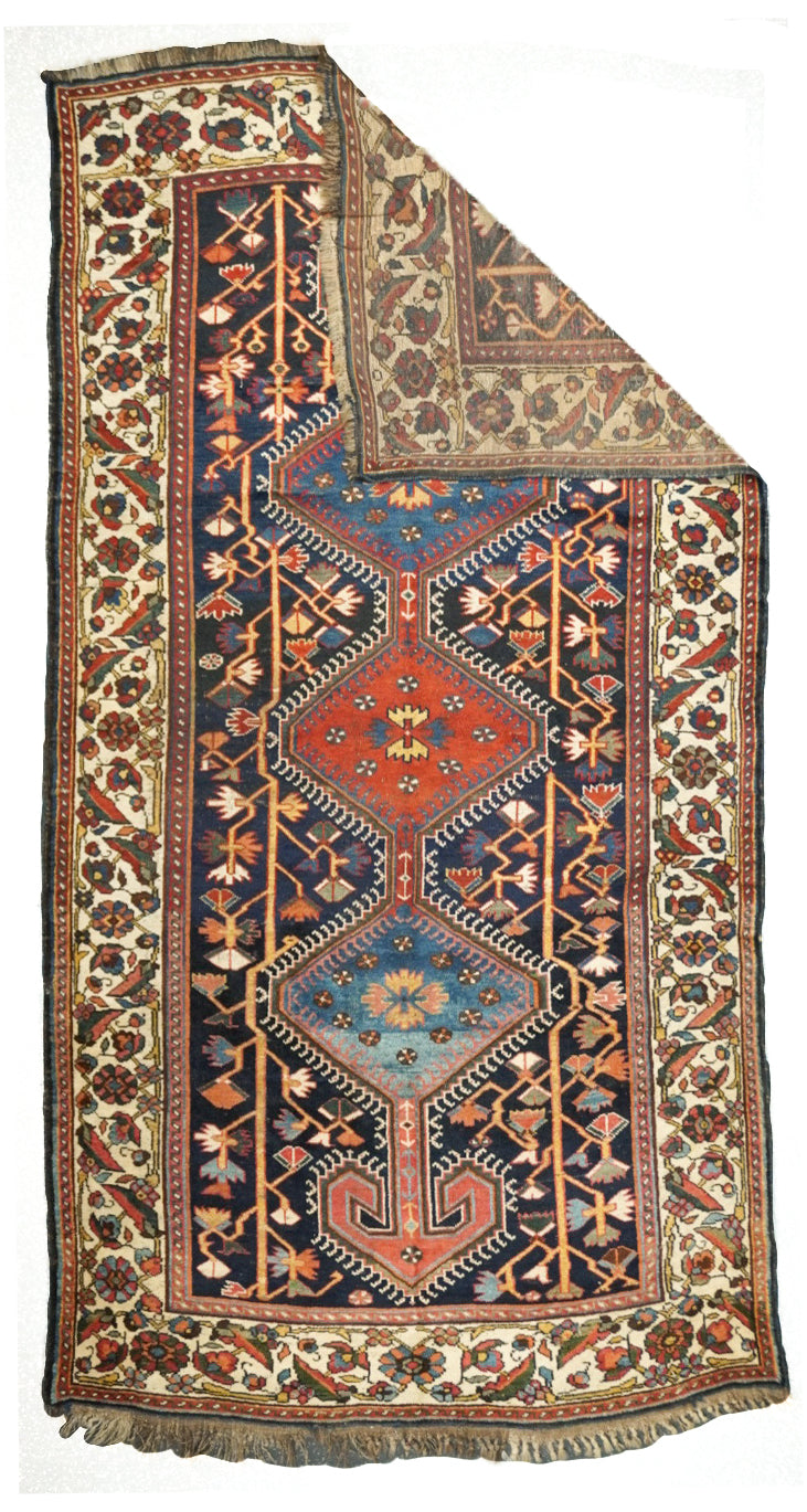 Antique Bakhtiari Rug 5'3'' x 10'1''