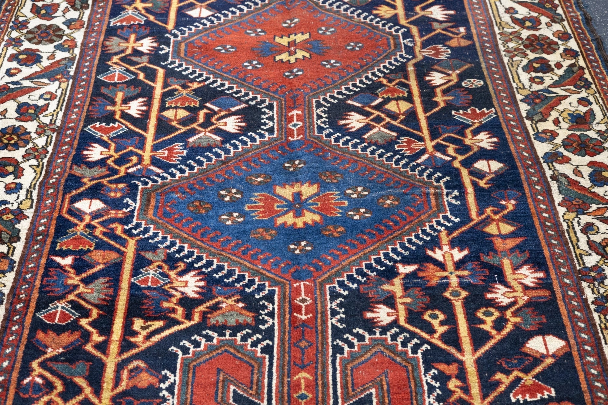 Antique Bakhtiari Rug 5'3'' x 10'1''