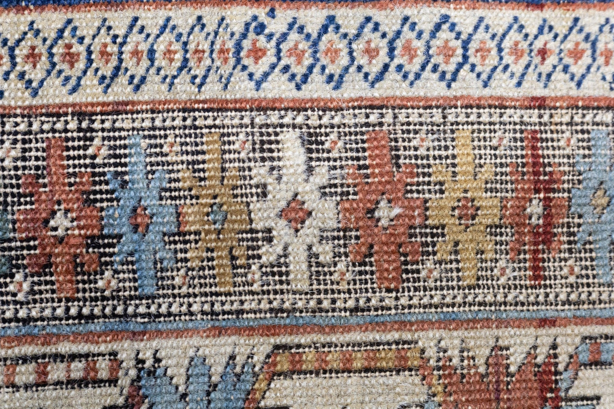 Antique Caucasian Kuba Rug 3'10'' x 4'5''