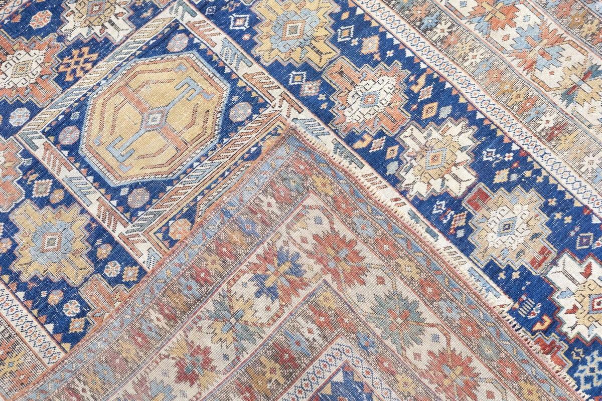 Antique Caucasian Kuba Rug 3'10'' x 4'5''