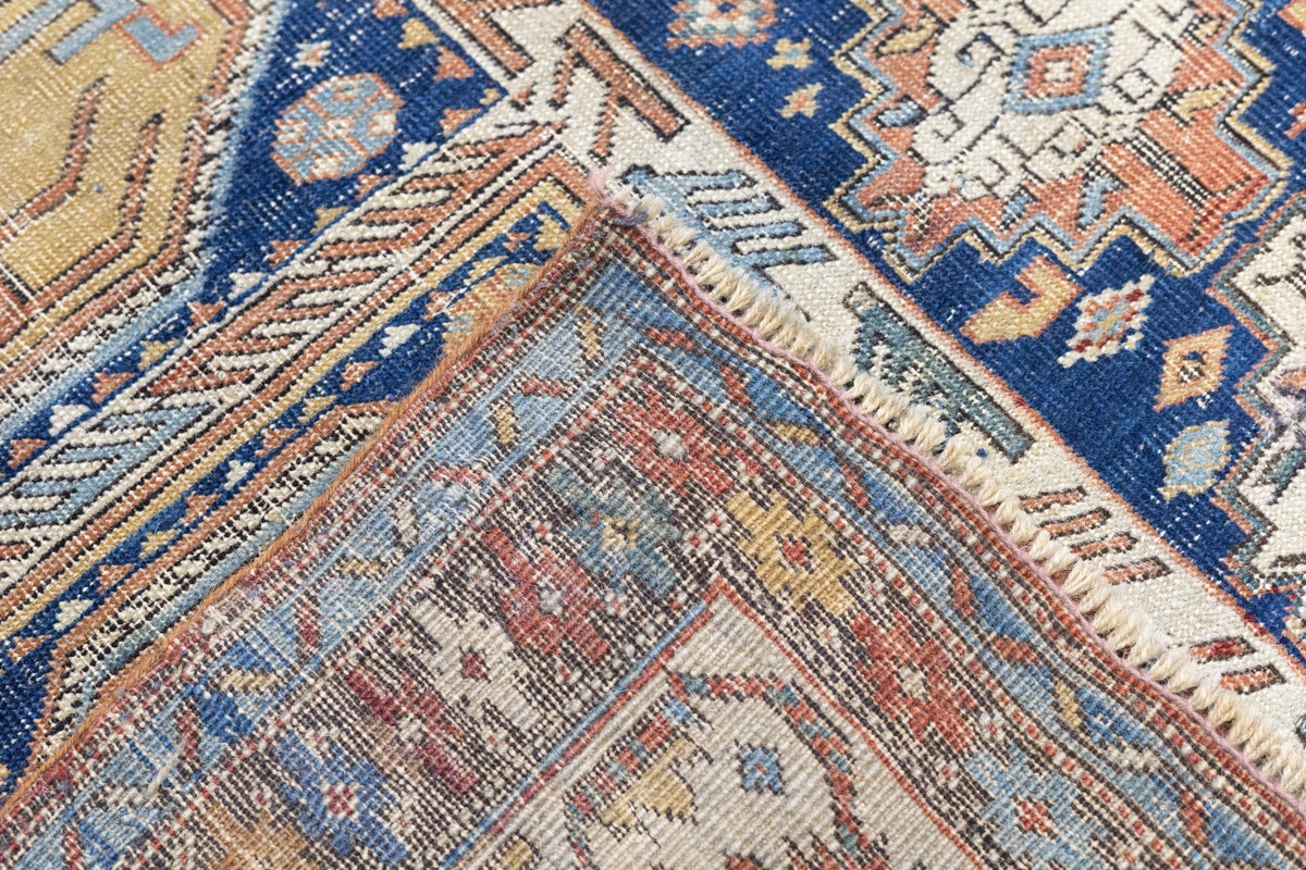 Antique Caucasian Kuba Rug 3'10'' x 4'5''