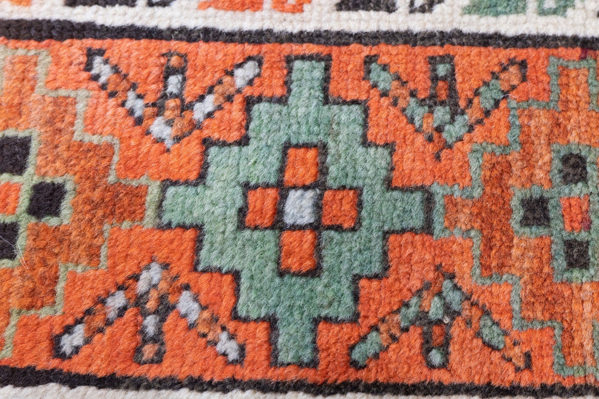 Antique Caucasian Kazak Rug 3'11'' x 8'1''