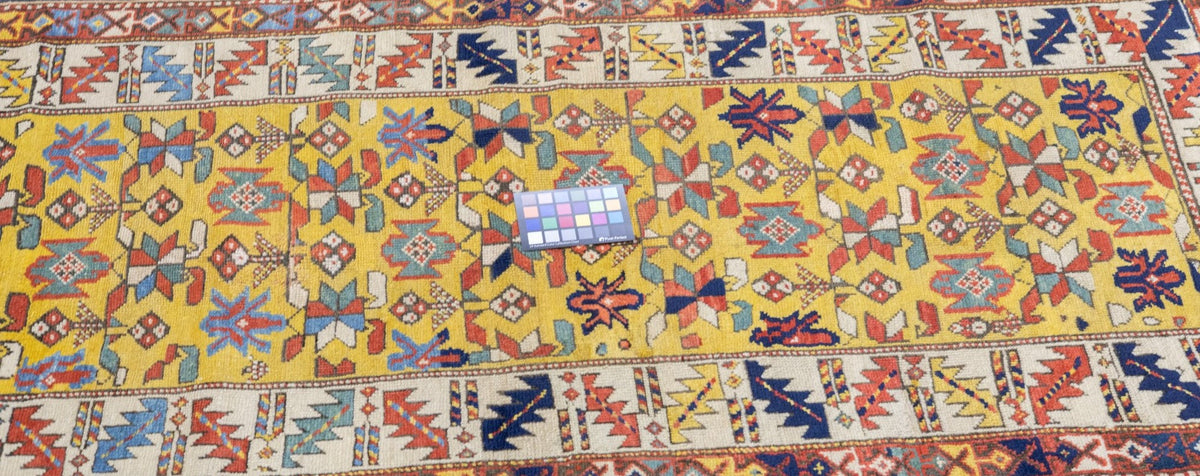 Antique Caucasian Kuba Rug 3'0" x 7'1''