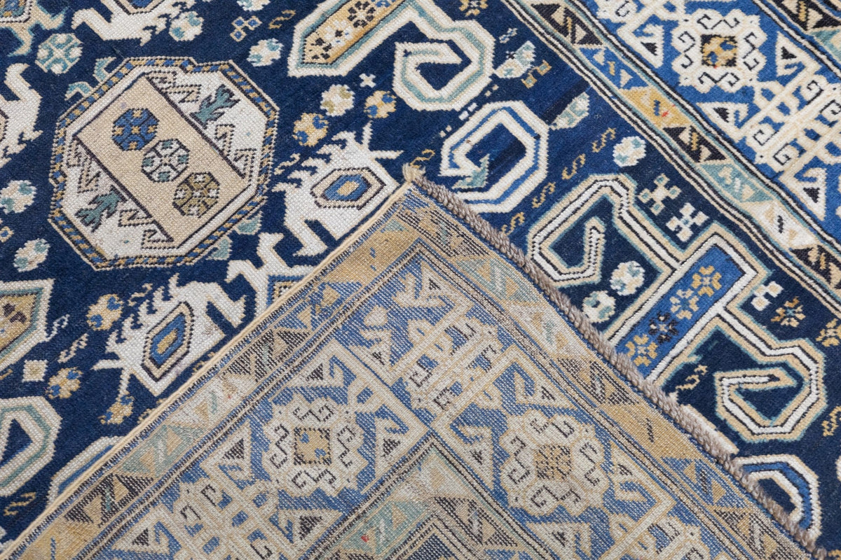 Antique Caucasian Perpedil Rug 3'11'' x 6'3''