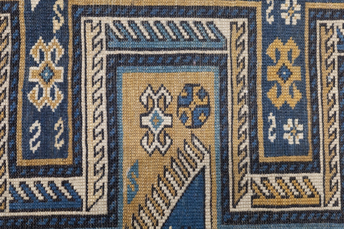 Antique Caucasian Shirvan Rug 3'9'' x 4'10''
