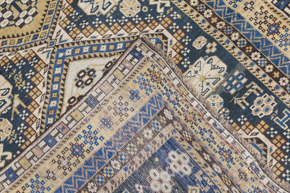 Antique Caucasian Shirvan Rug 3'6'' x 4'6''