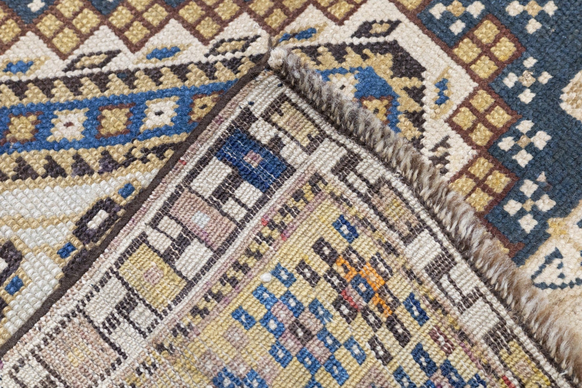 Antique Caucasian Shirvan Rug 3'6'' x 4'6''