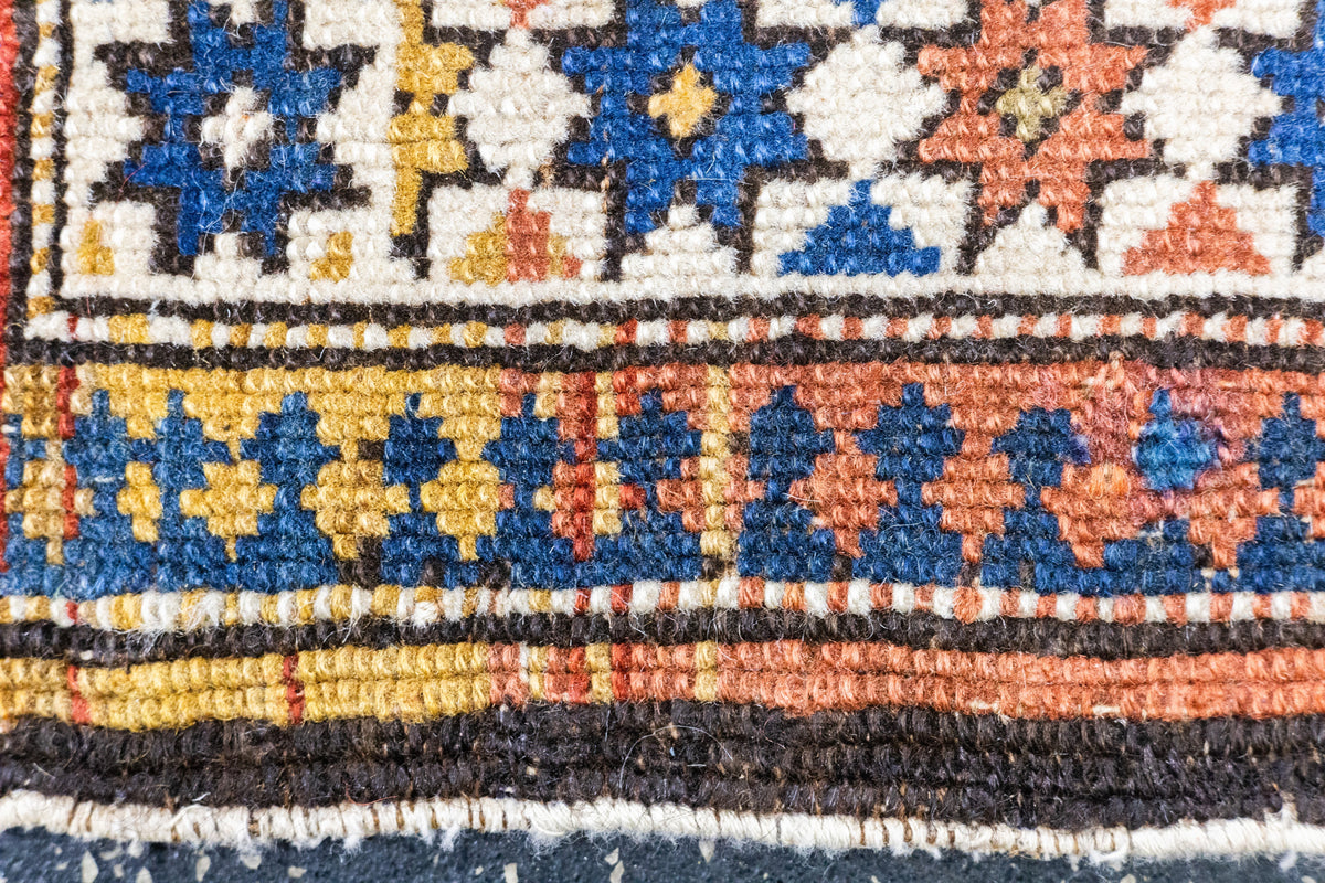 Antique Caucasian Shirvan Rug 4'4'' x 6'3''