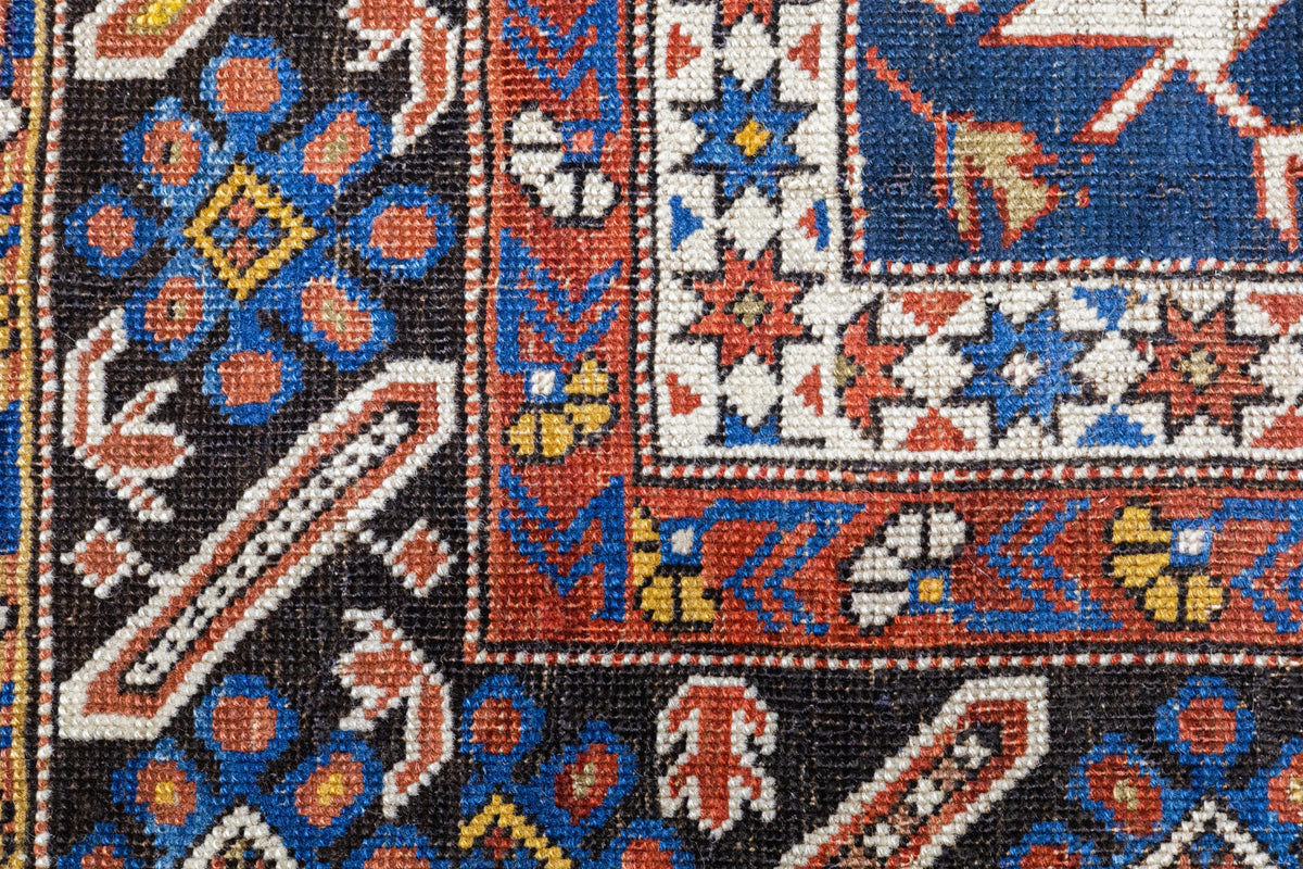 Antique Caucasian Shirvan Rug 4'4'' x 6'3''