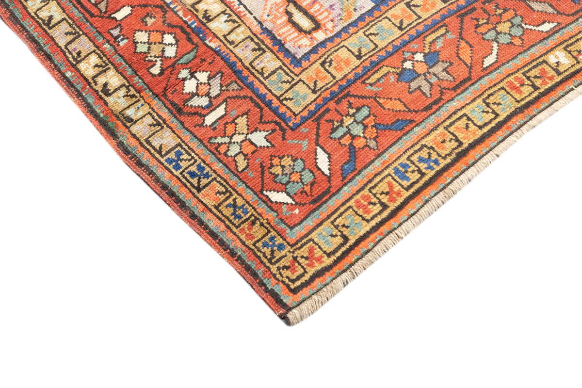 Antique Caucasian Genje Kazak Rug 3'11'' x 11'1''