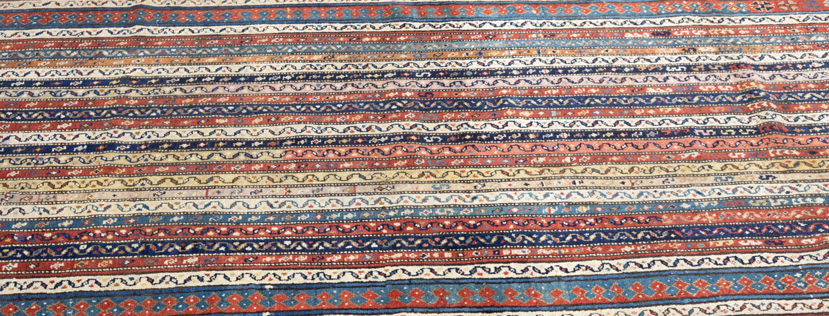 Antique Caucasian Kazak Rug 3'8'' x 8'1''