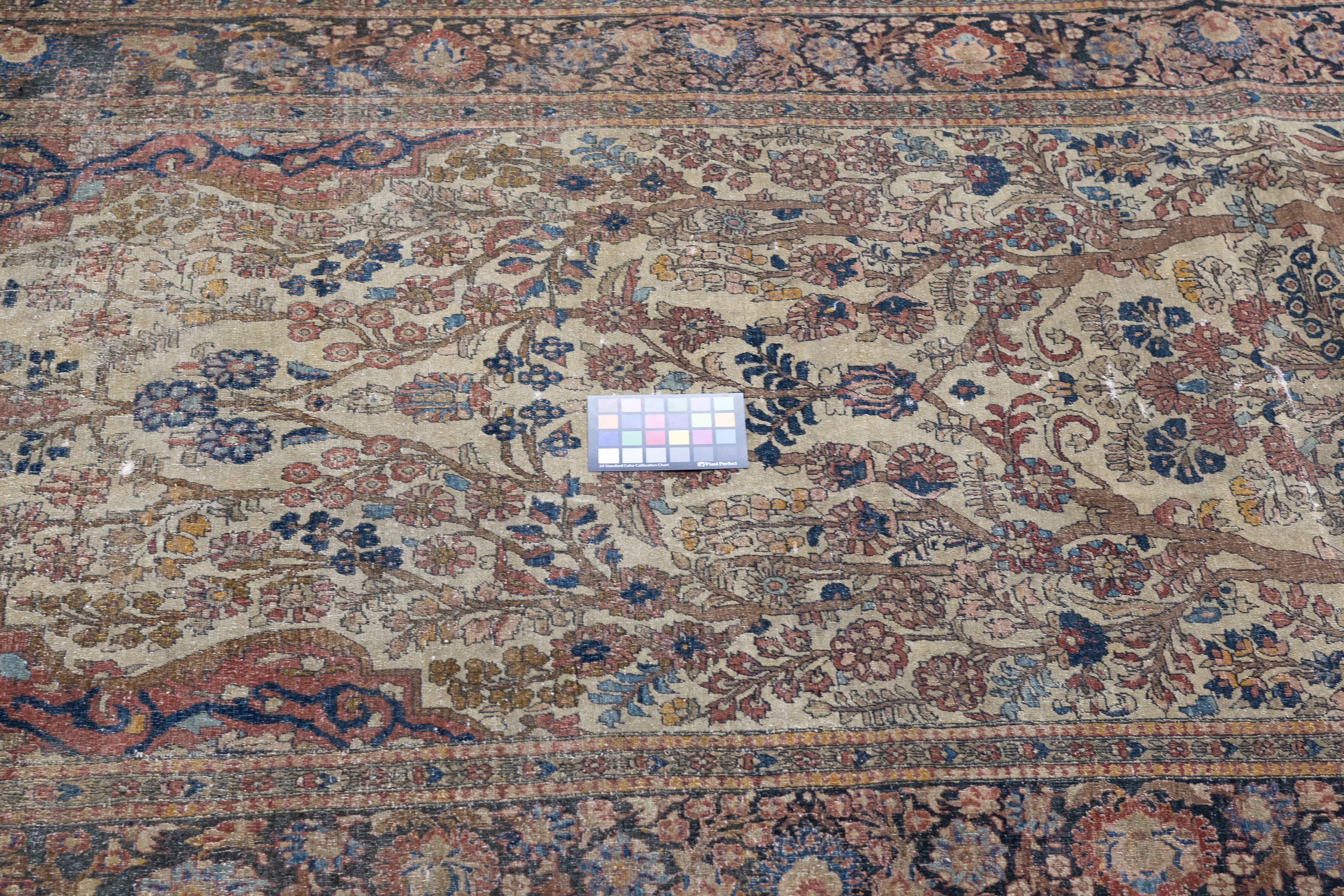 Antique Tehran Rug 4'7'' x 7'3''