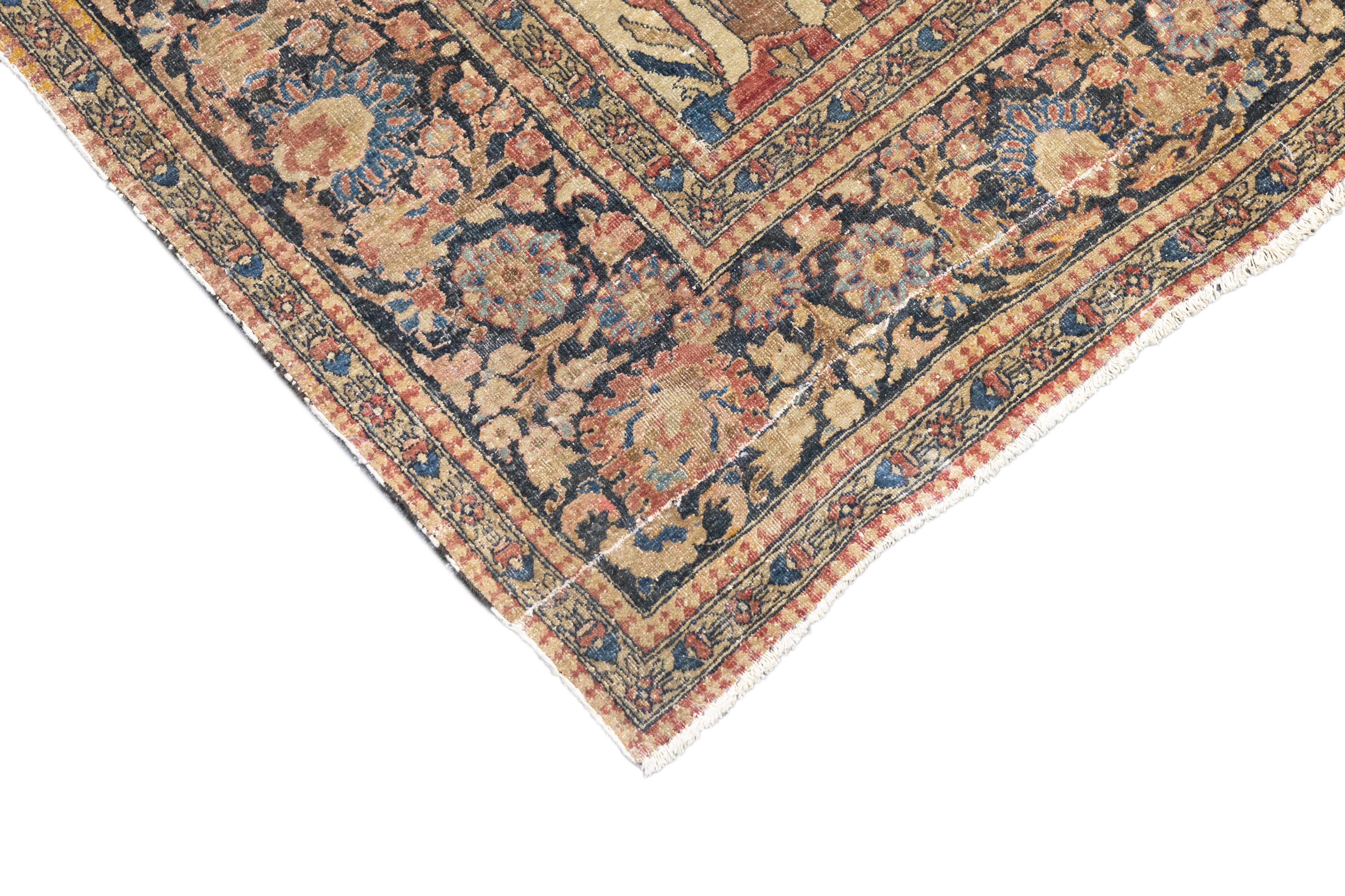 Antique Tehran Rug 4'7'' x 7'3''