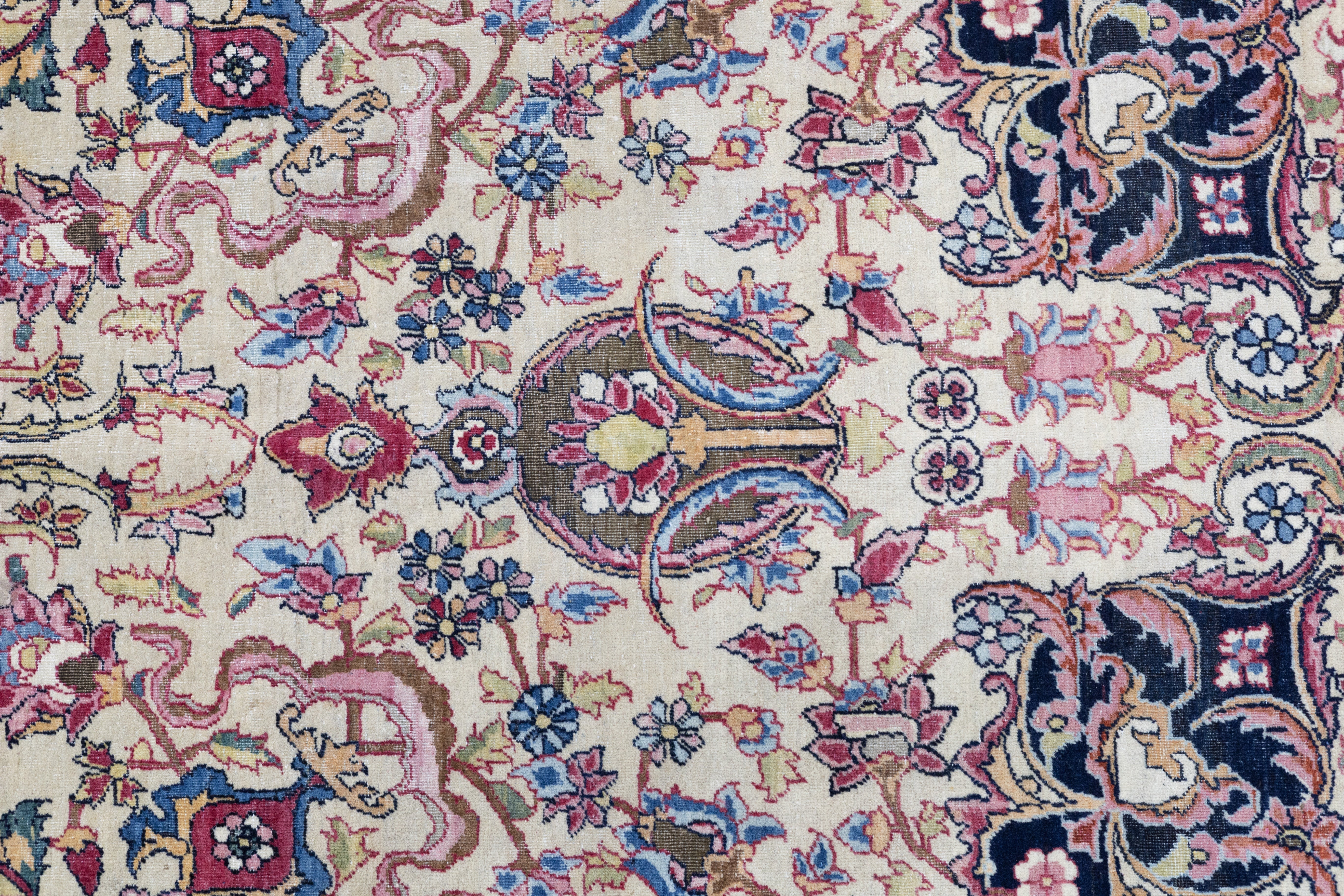 Antique Tehran Rug 4'7'' x 7'3''