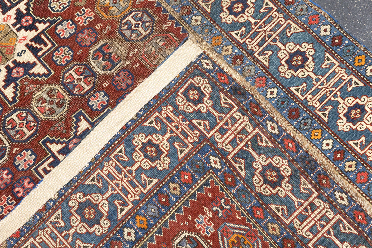 Antique Caucasian Shirvan Rug 3'11'' x 5'9''