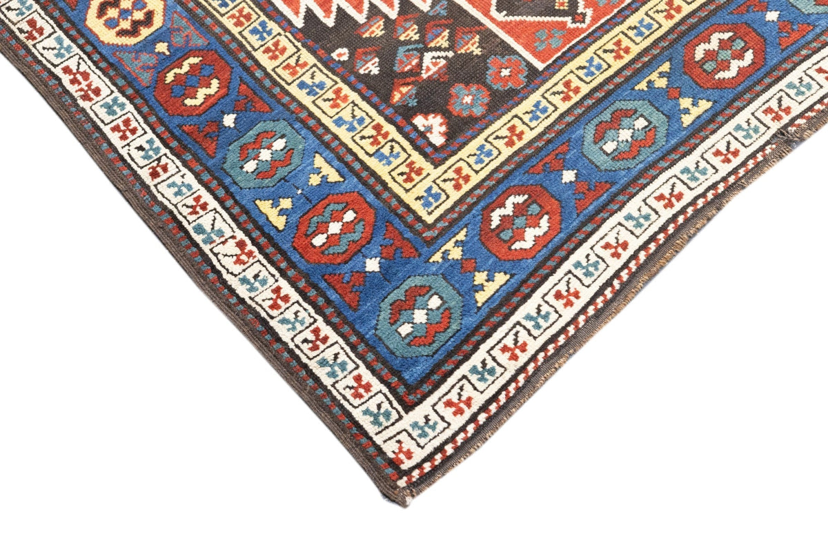 Antique Caucasian Kharabagh Rug 3'6'' x 6'10''