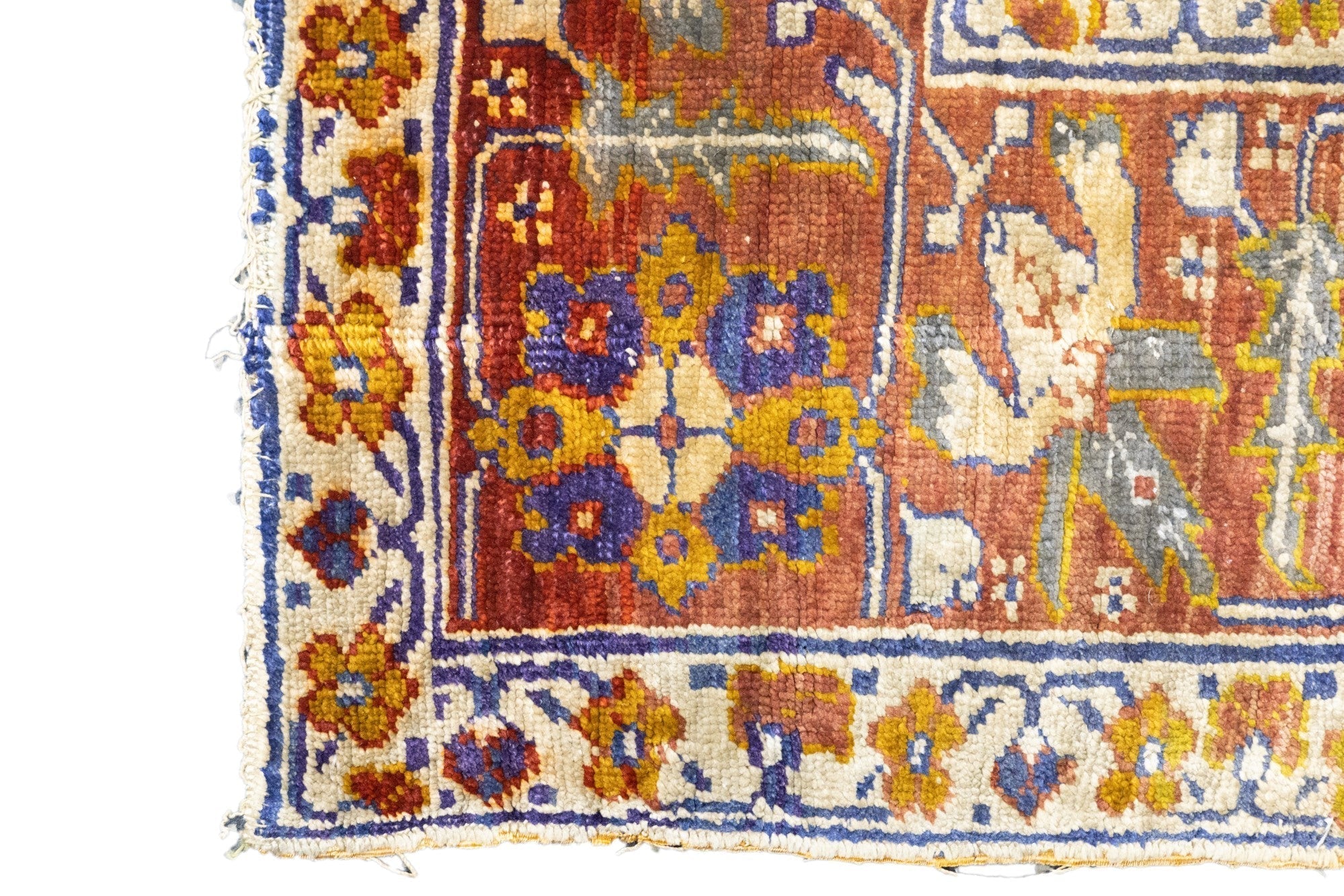 Antique Silk Sivas Rug 3'10'' x 5'7''