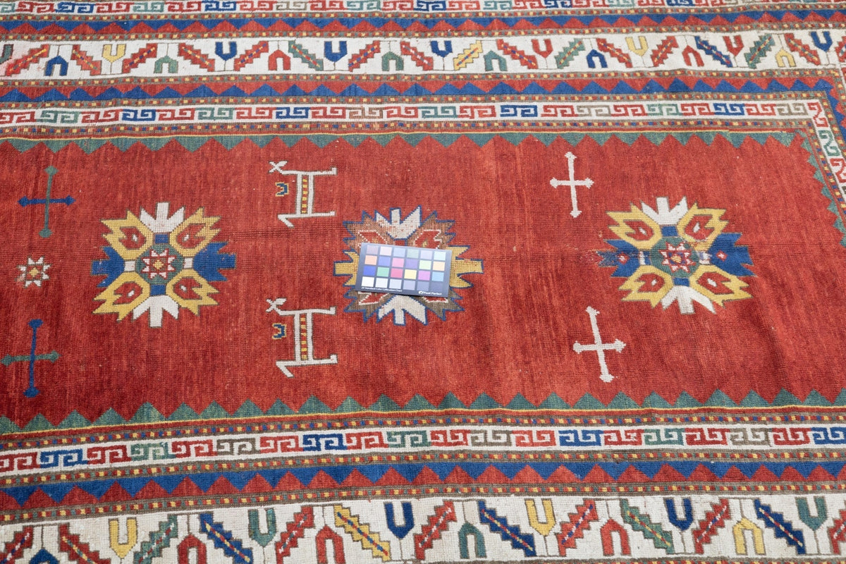 Antique Kazak Rug 4'5'' x 7'3''