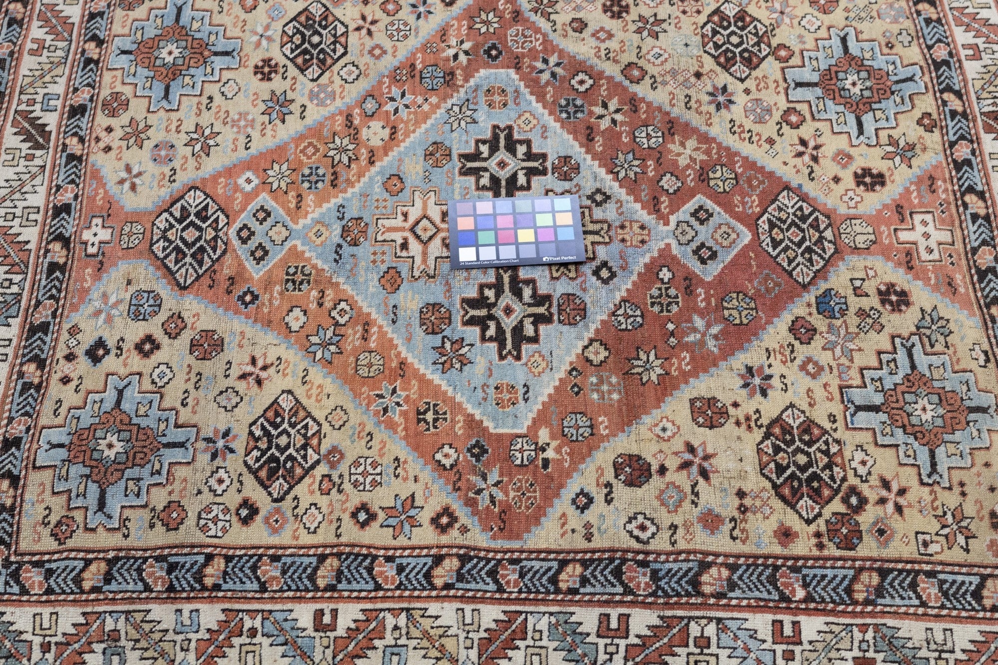 Antique Caucasian Shirvan Rug 4'0" x 4'5''