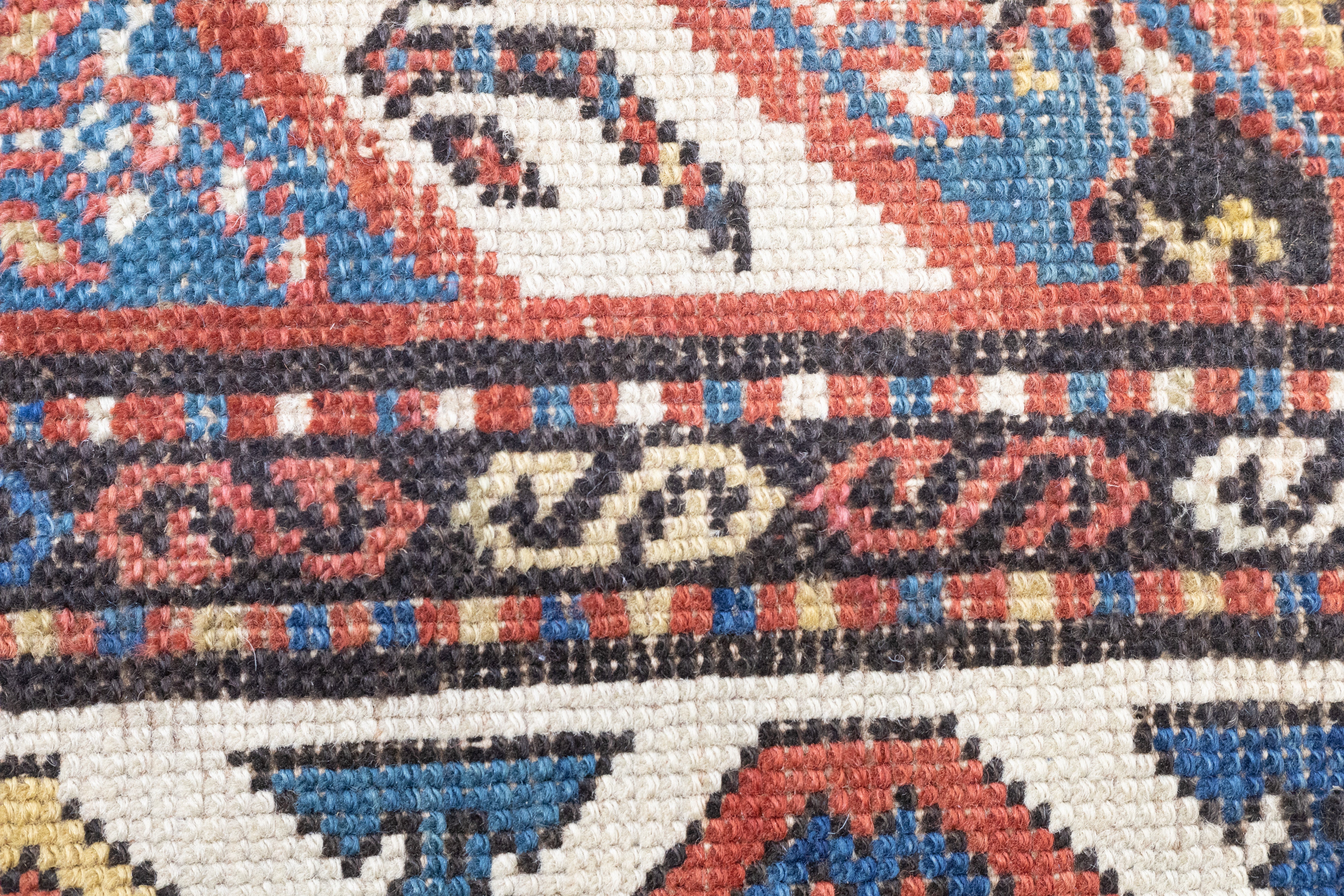 Antique Caucasian Ganje Rug 3'0" x 10'2''