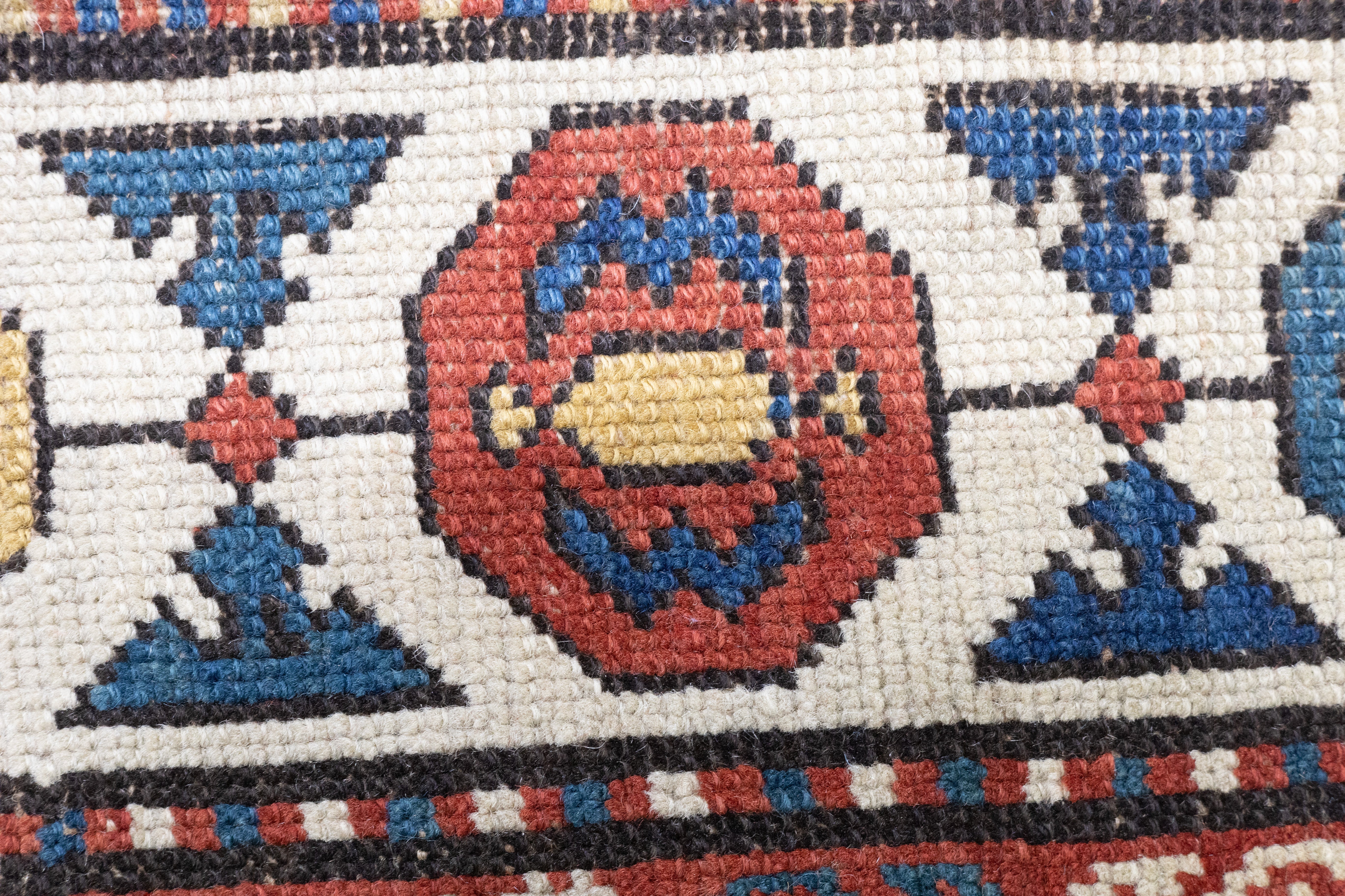 Antique Caucasian Ganje Rug 3'0" x 10'2''