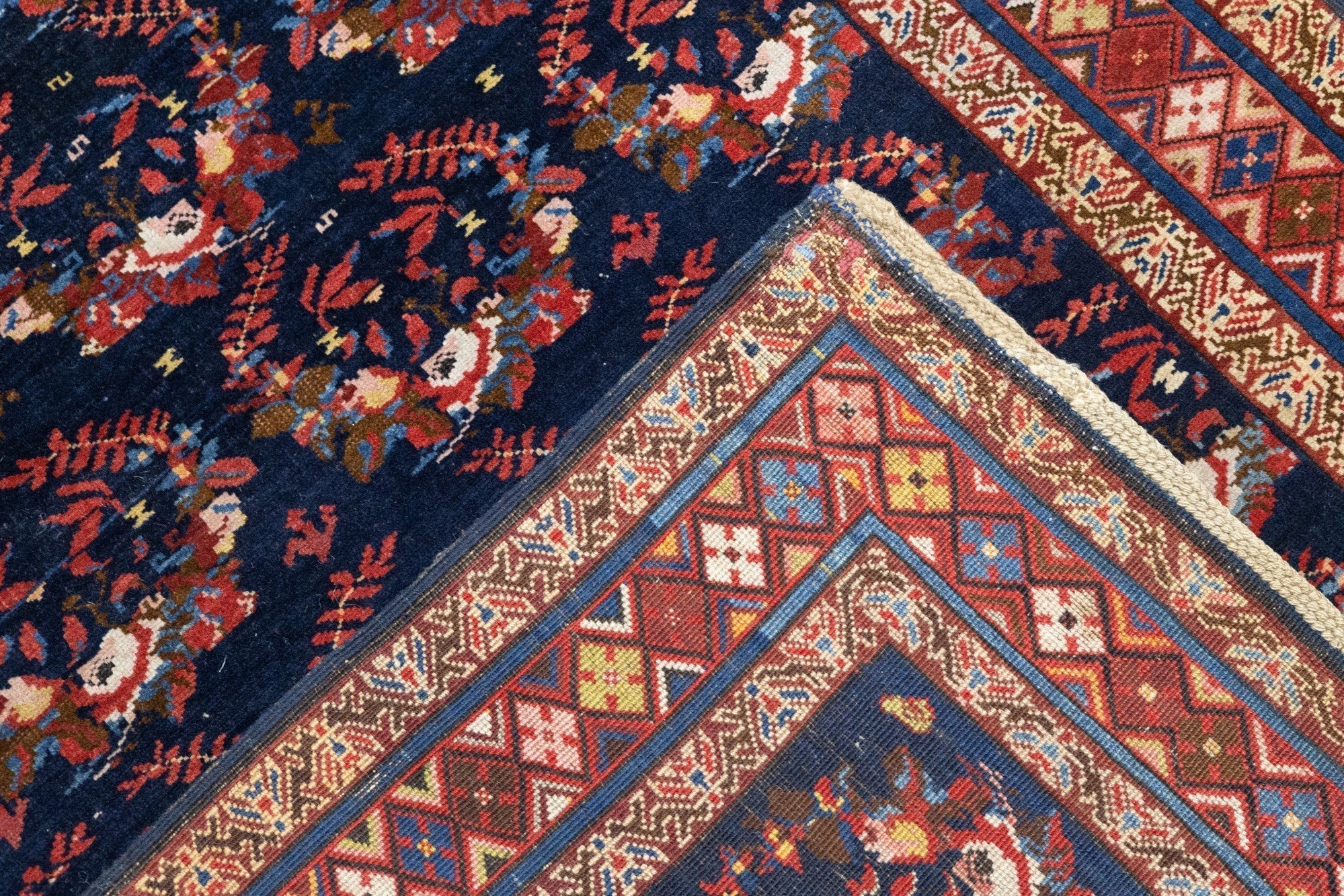 Antique Caucasian Kuba Rug 3'2'' x 4'9''