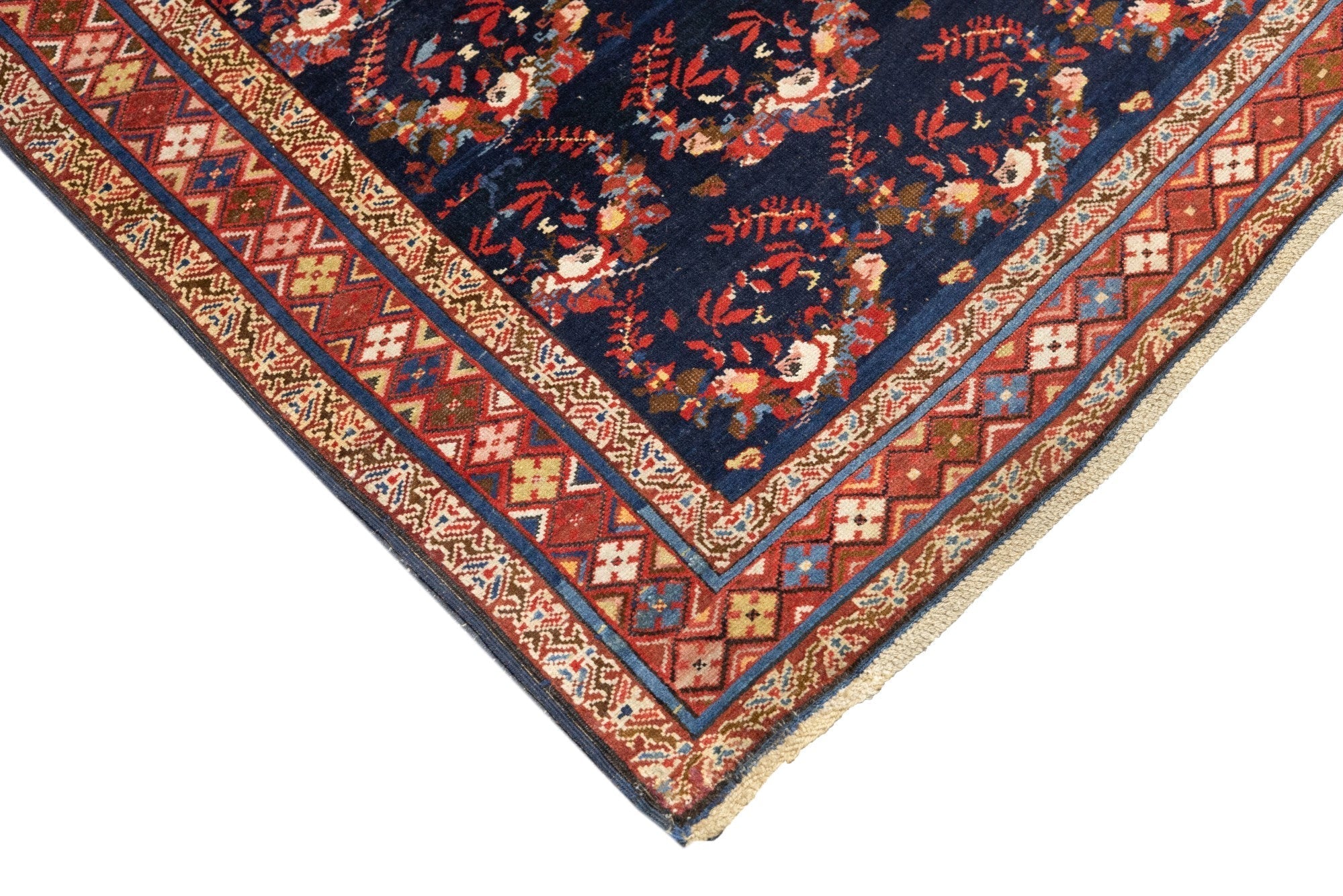 Antique Caucasian Kuba Rug 3'2'' x 4'9''