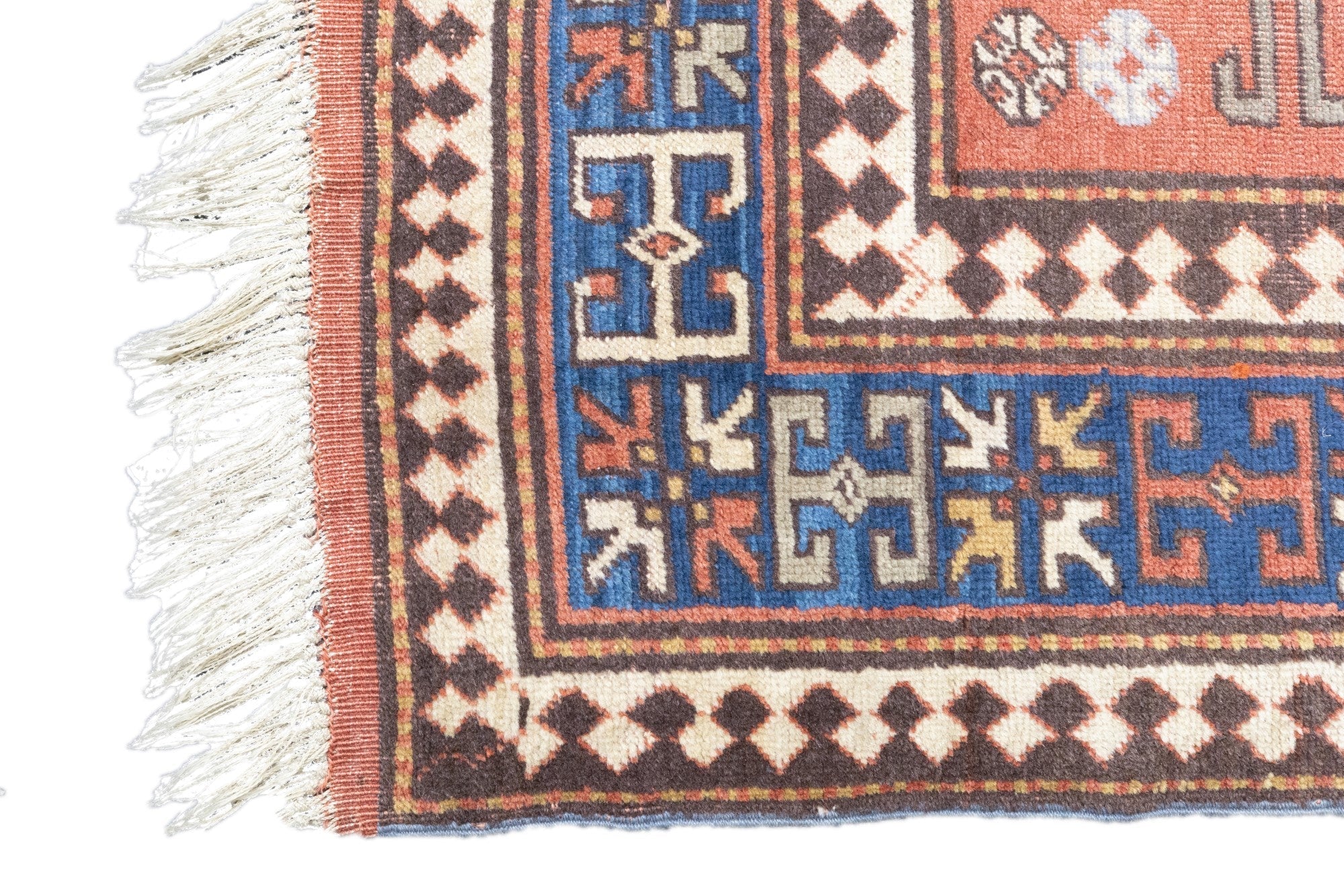 Antique Caucasian Kazak Rug 5'5'' x 8'6''