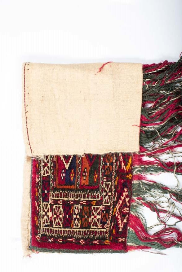 Antique Caucasian Saddlebag Yamoud 1' 5'' x 9' 0"