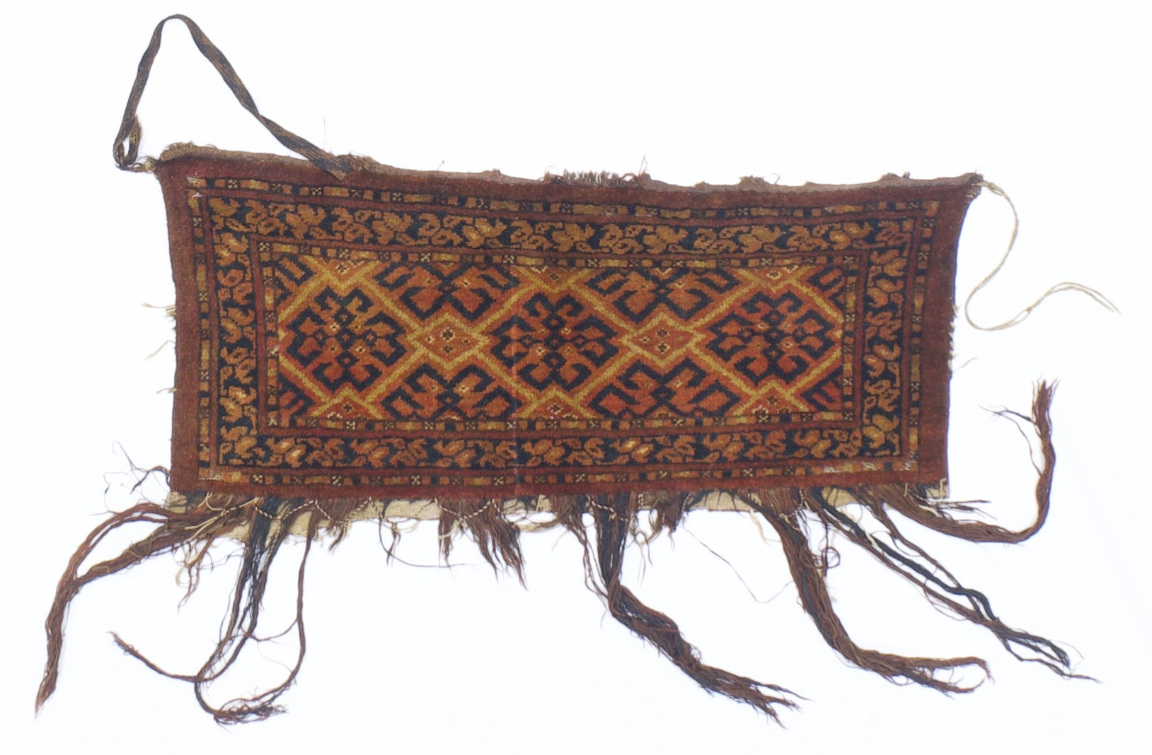 Vintage Saddle bag Yamoud 1' 4" x 3' 3"