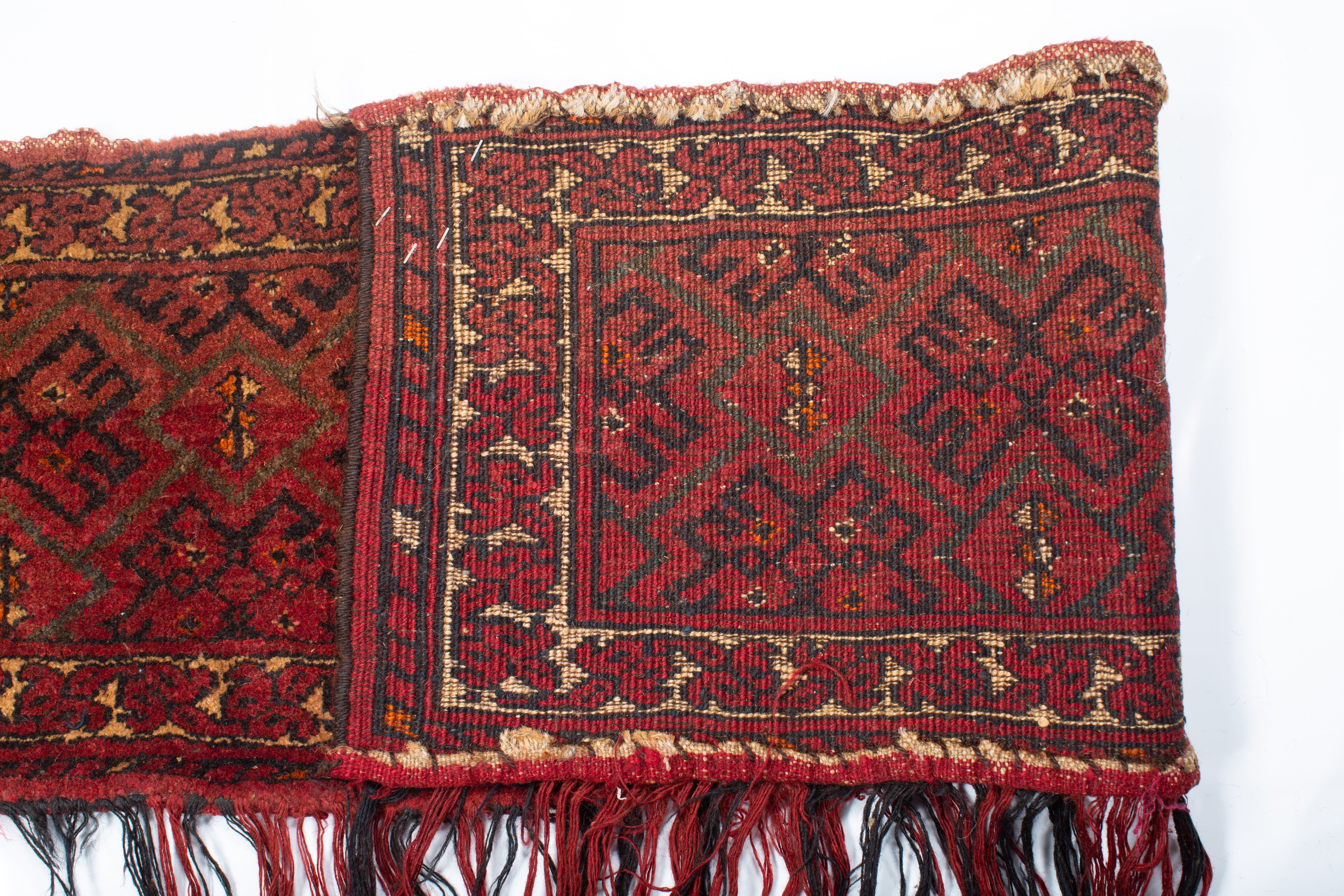 Antique Turkmen Bokara Rug 1' 2'' x 4' 9''