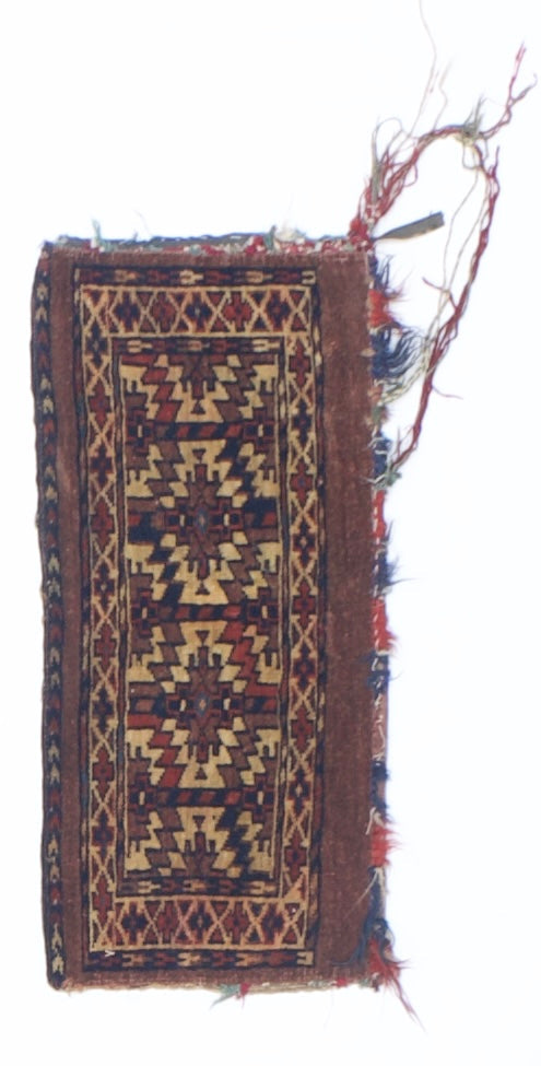 Antique Caucasian Saddlebag Yamoud 2' 0" x 11' 0"