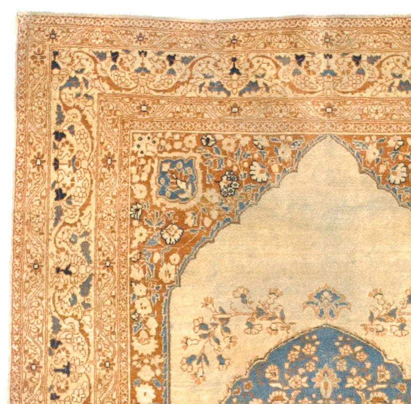 Antique Haji Jalili Tabriz Rug 3' 10" x 5' 7"