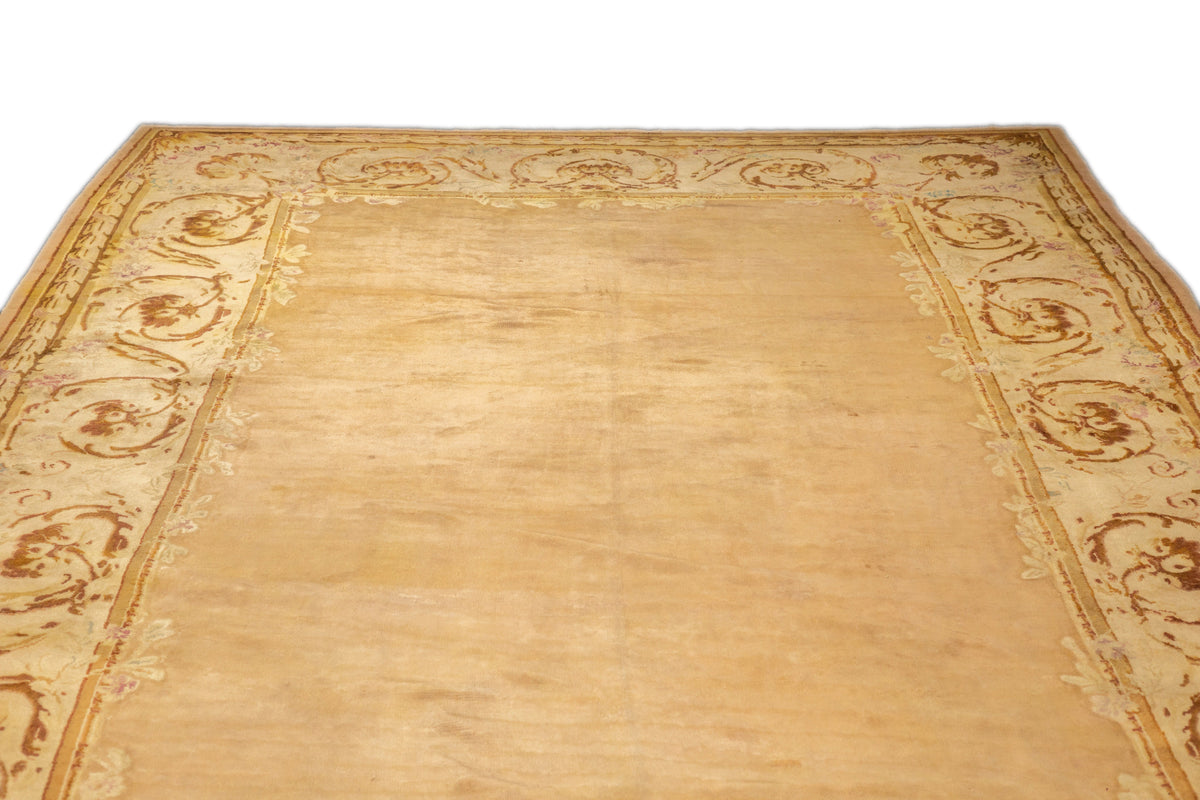 Antique French Aubusson Rug 9'10'' x 15'2''