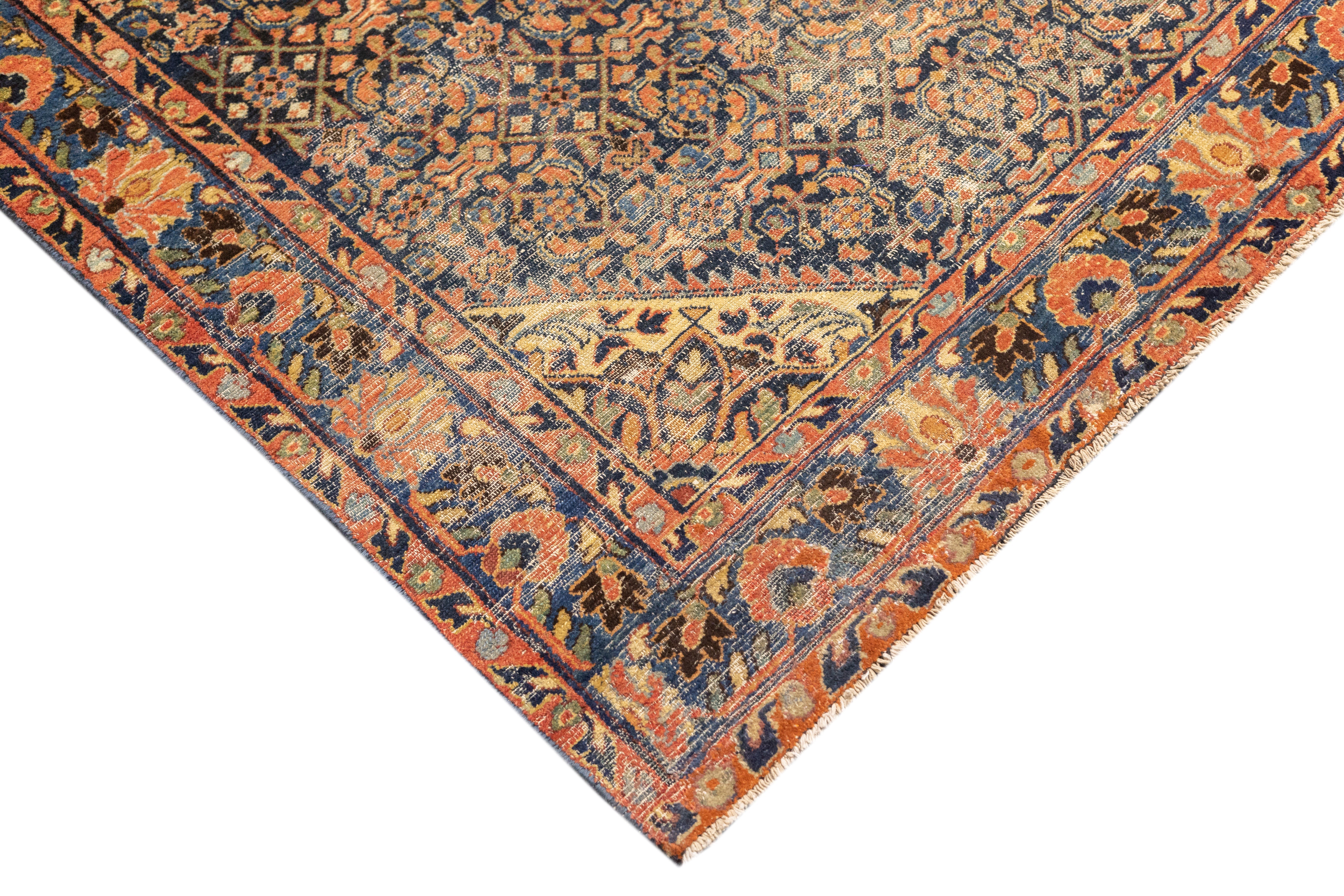 Antique Malayer Rug 4'7'' x 7'0"