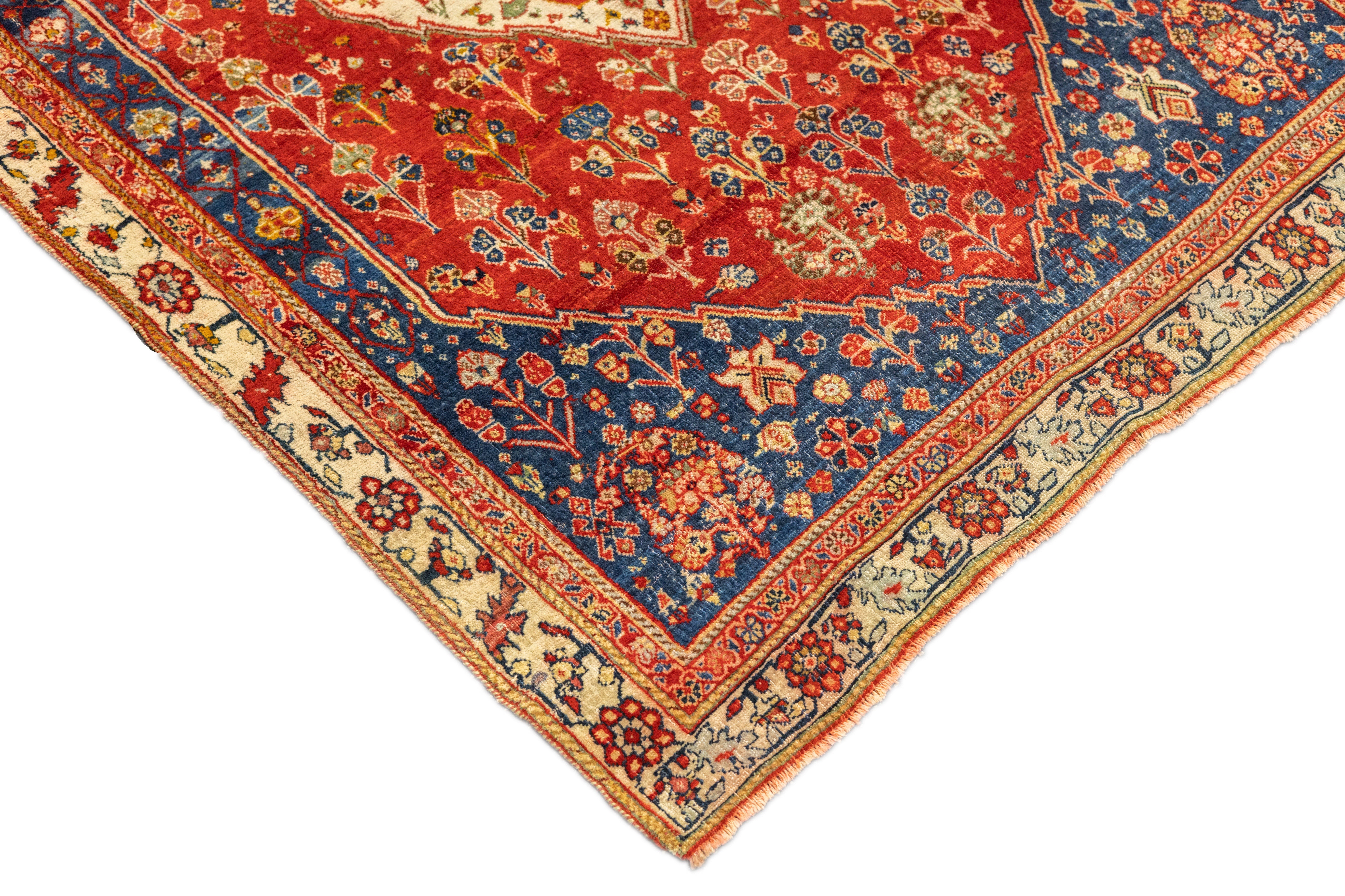 Antique Qashqai Rug 3'5'' x 5'0"