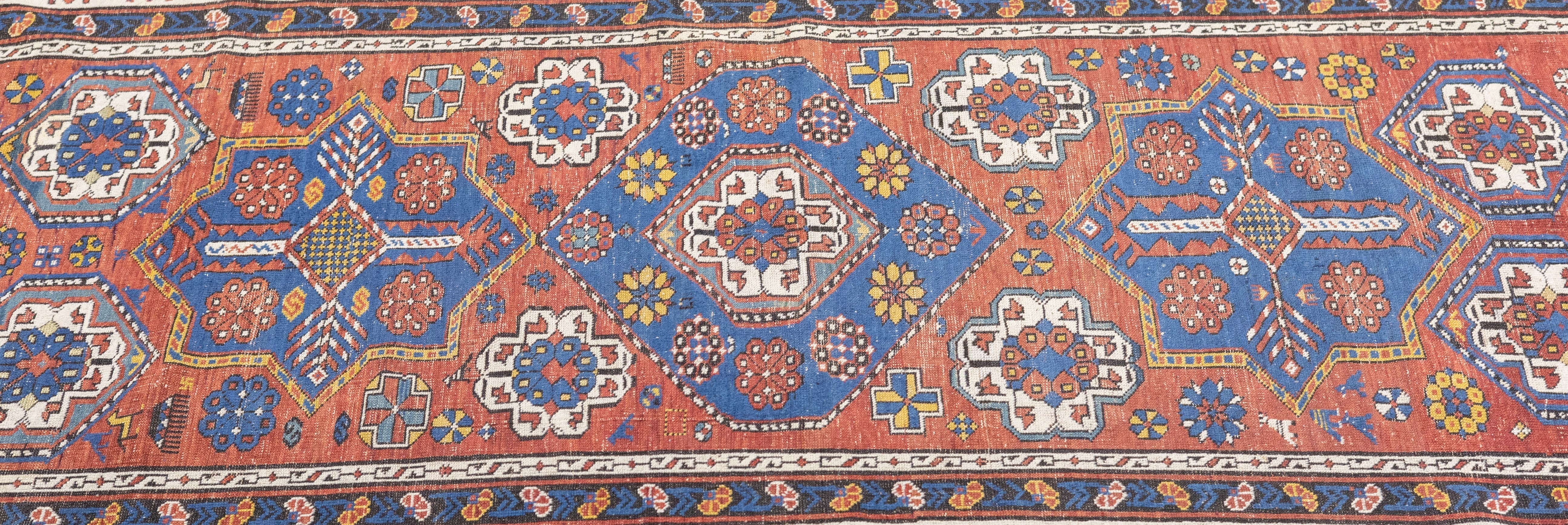 Antique Caucasian Shirvan Rug 4'1'' x 7'0"