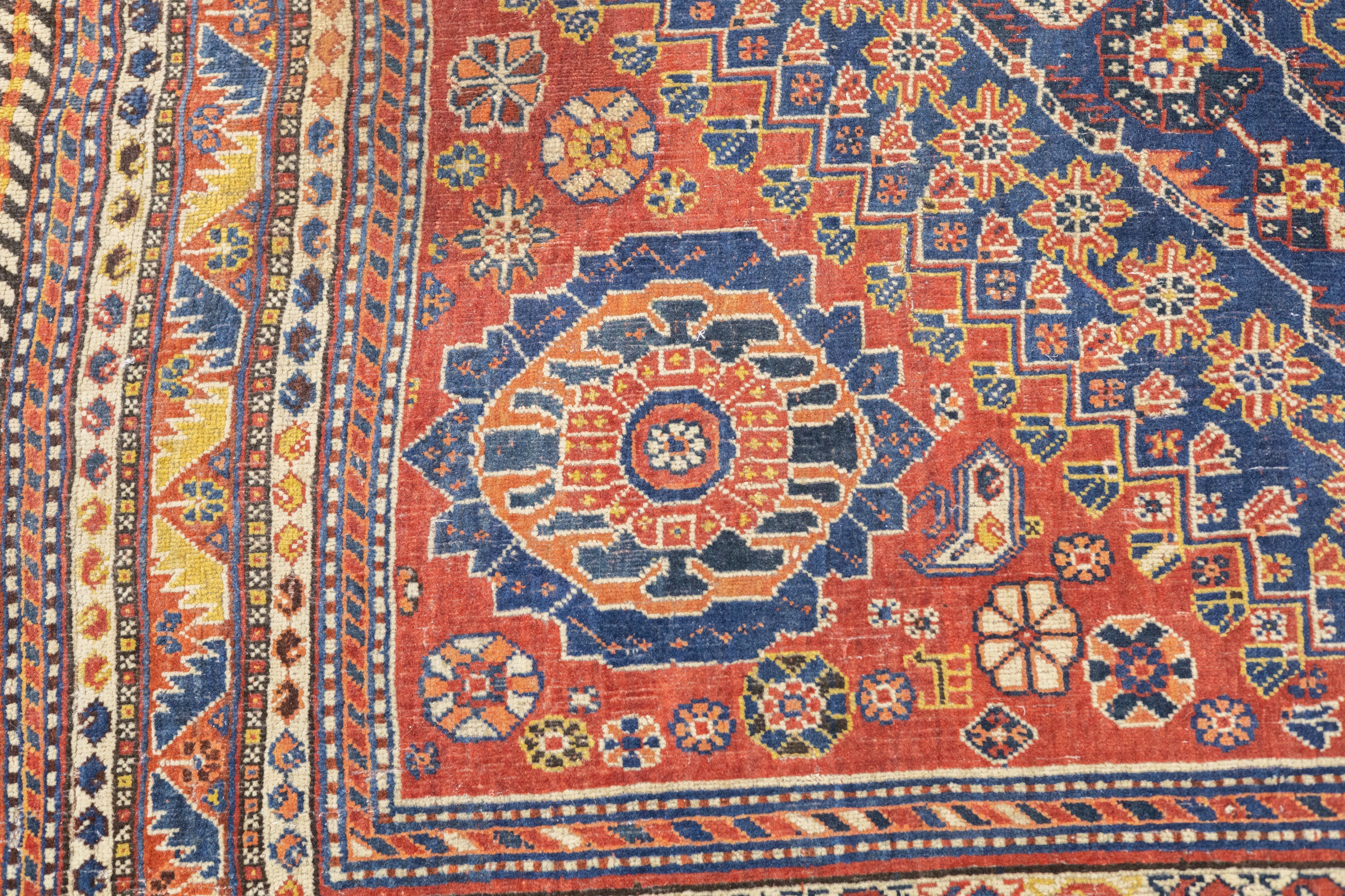 Antique Qashqai Rug 5'4'' x 7'10''