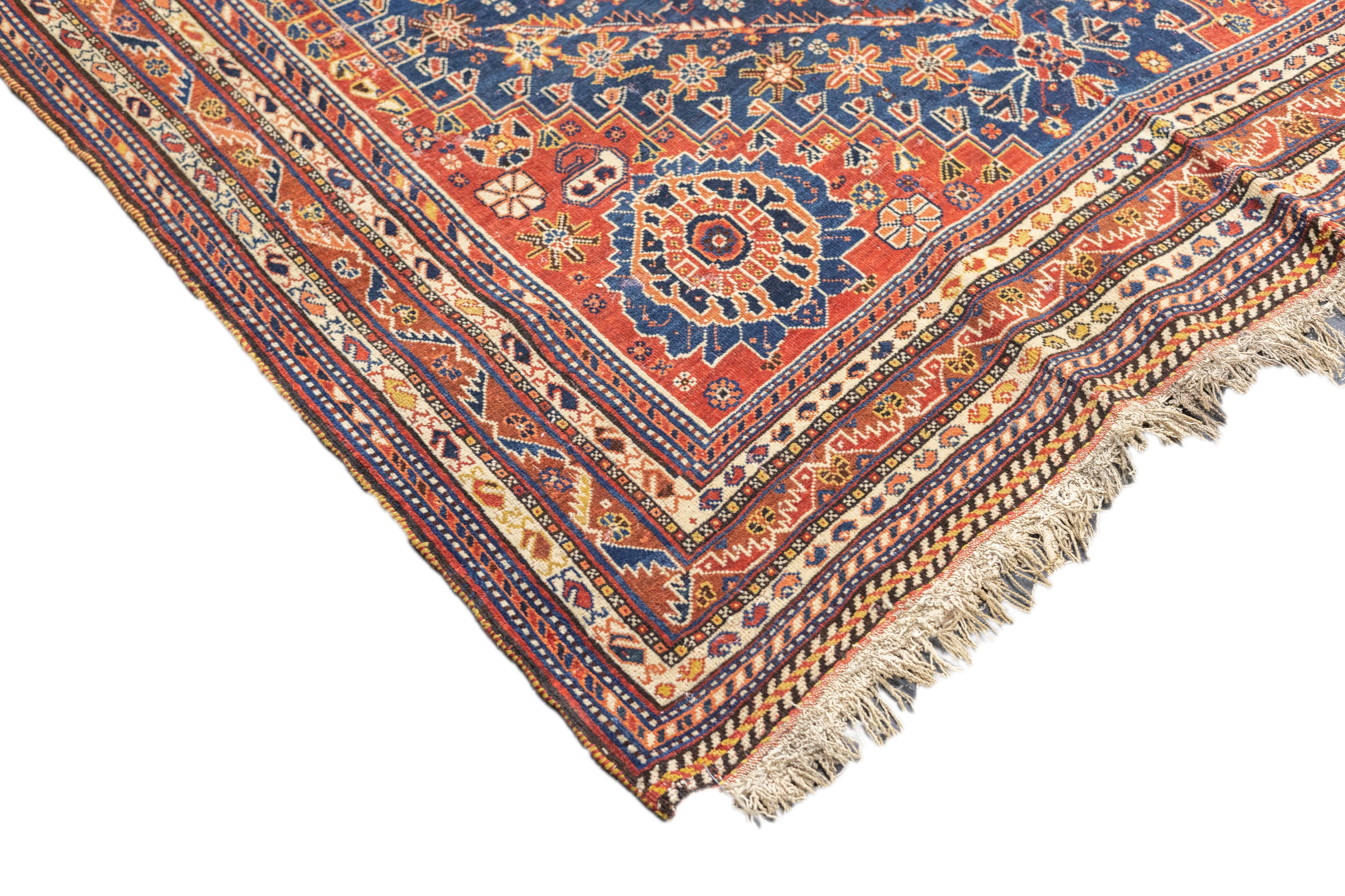Antique Qashqai Rug 5'4'' x 7'10''