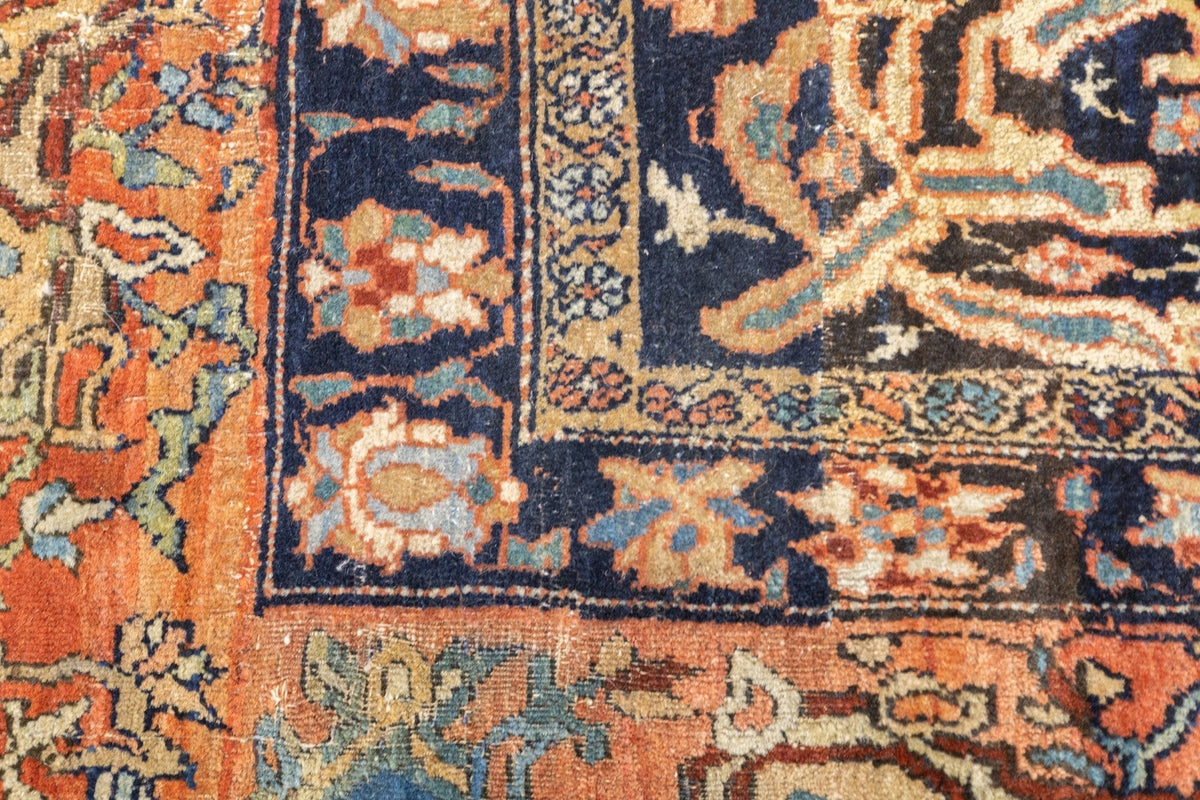 Antique Farahan Sarouk Rug 4'0" x 6'10''