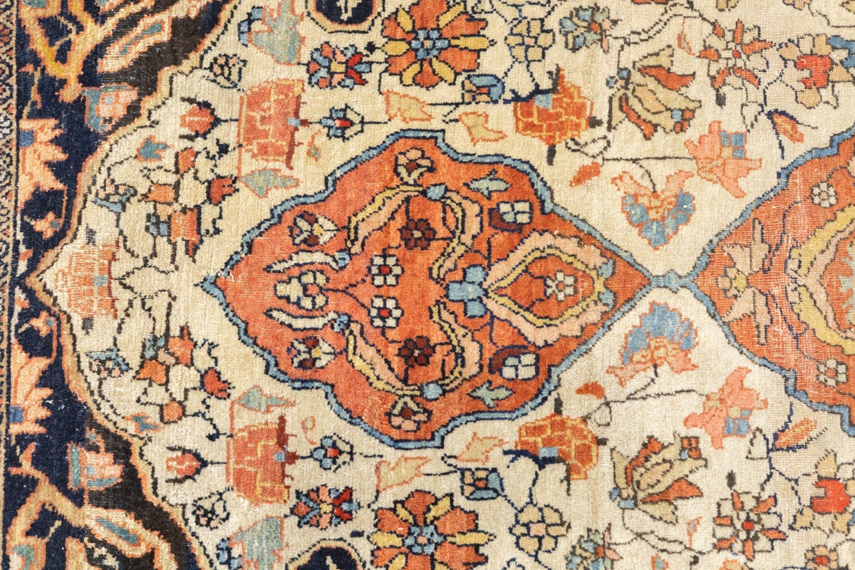 Antique Farahan Sarouk Rug 4'0" x 6'10''