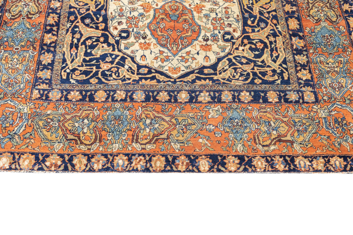 Antique Farahan Sarouk Rug 4'0" x 6'10''