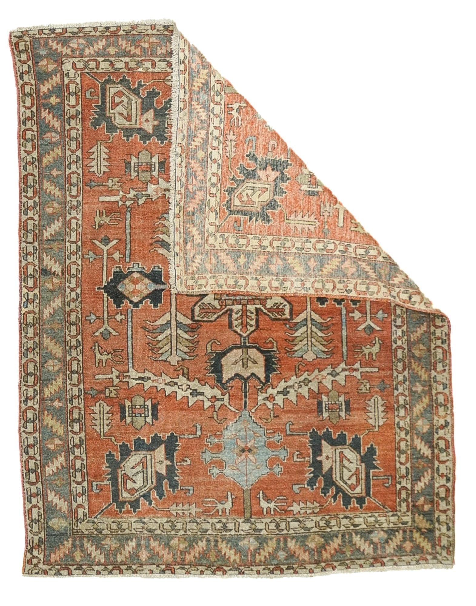 Antique Bakhshayesh Rug 5'0" x 6'4''