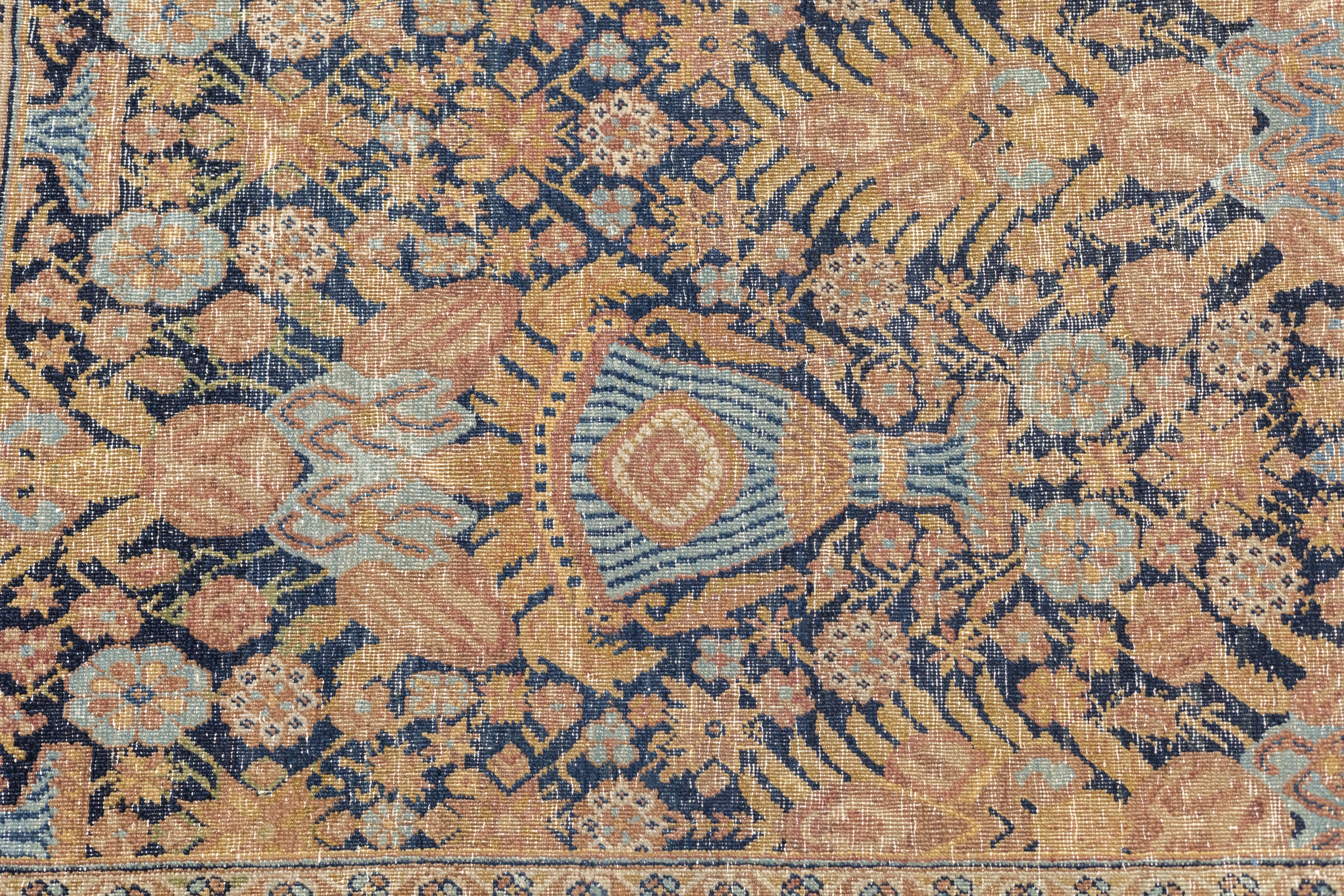 Antique Tabriz Rug 7'4'' x 9'7''