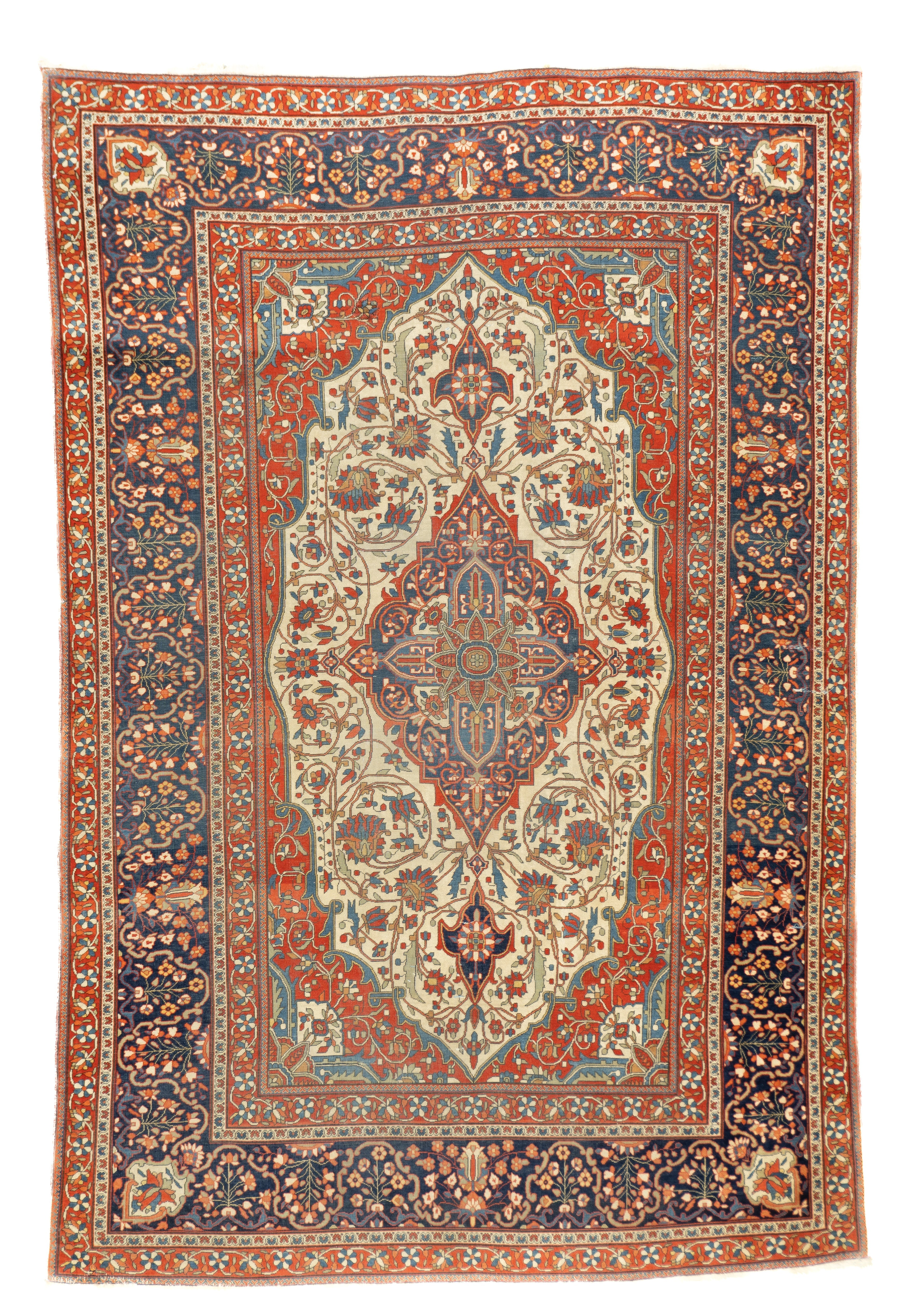 Extremely Fine Persian Motasham Kashan
