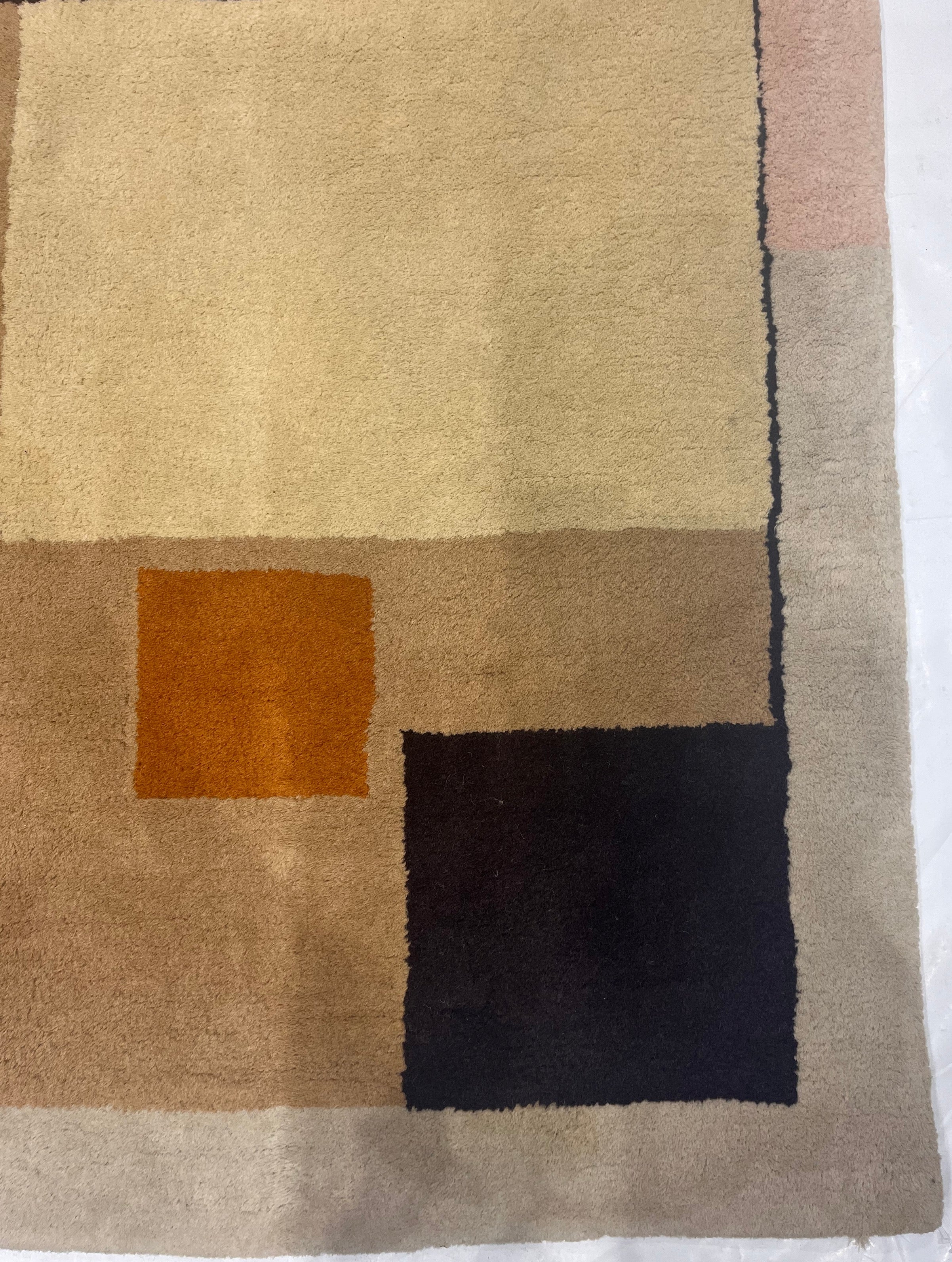 Fine Mid Century French Rug Da Silva Design 5'11'' x 8'6''