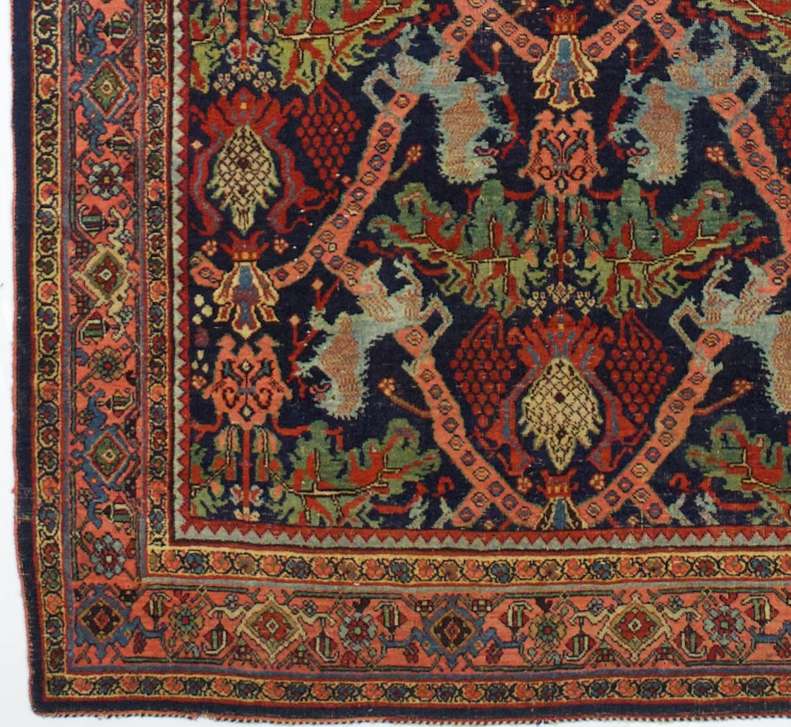 Antique Halvai Bidjar Rug 4'9" x 7' 9"